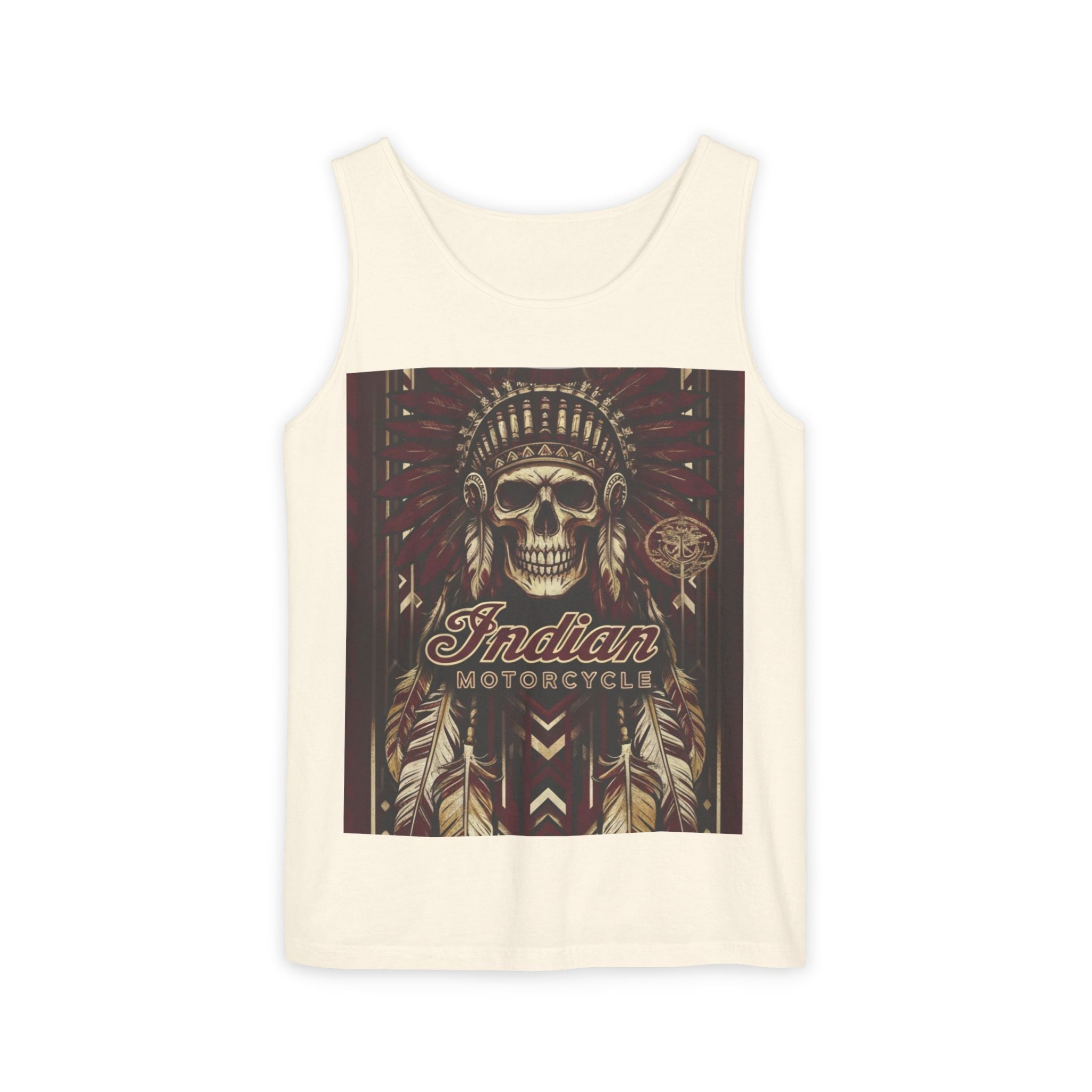 Skull Chief Tank Top — Indian Motorcycle Graphic Tank