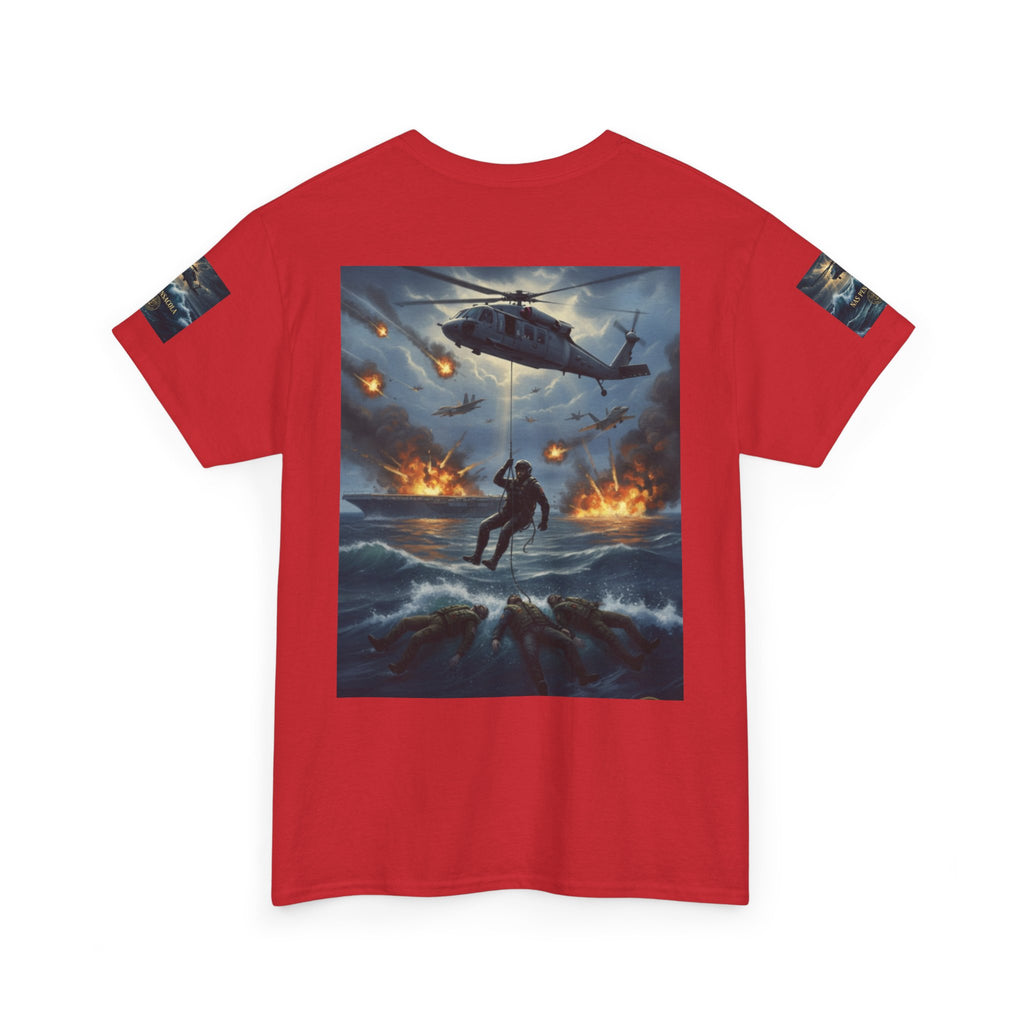 Rescue Mission Tee — Military Helicopter Search & Rescue Graphic T-Shirt