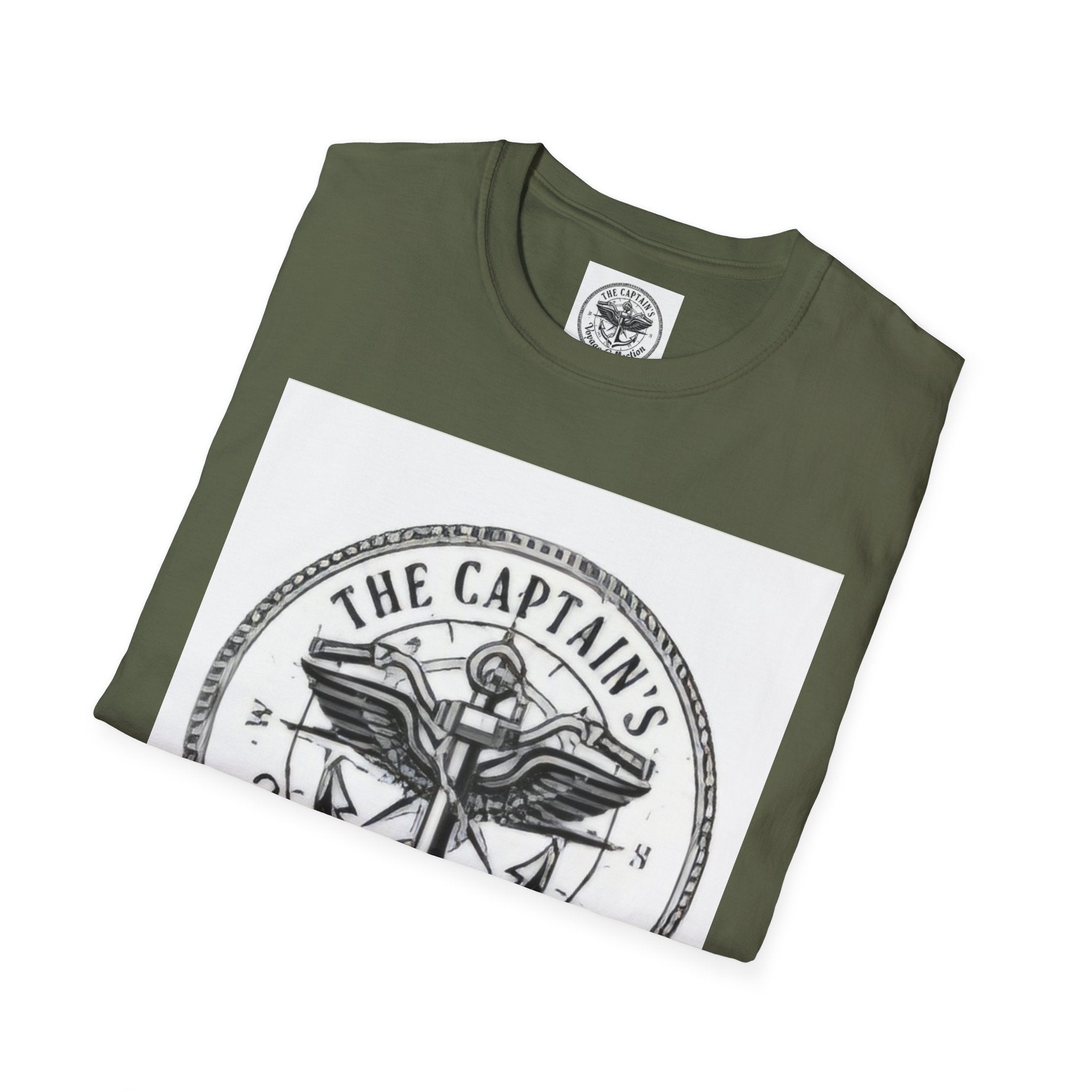 Captain’s Voyage Collection T‑Shirt — Panda Riding Motorcycle Graphic Tee