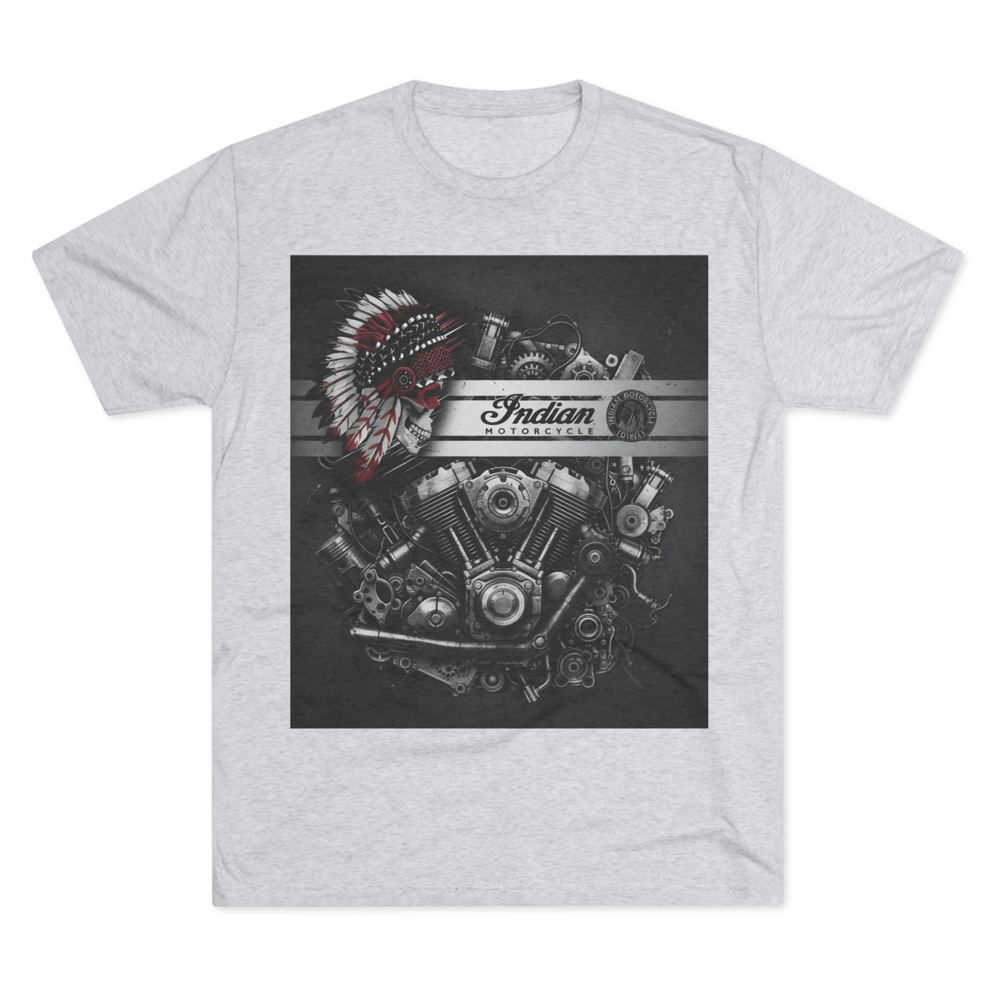 Indian Motorcycle Engine Tee — Vintage 'World's Fastest Motorcycle' Graphic