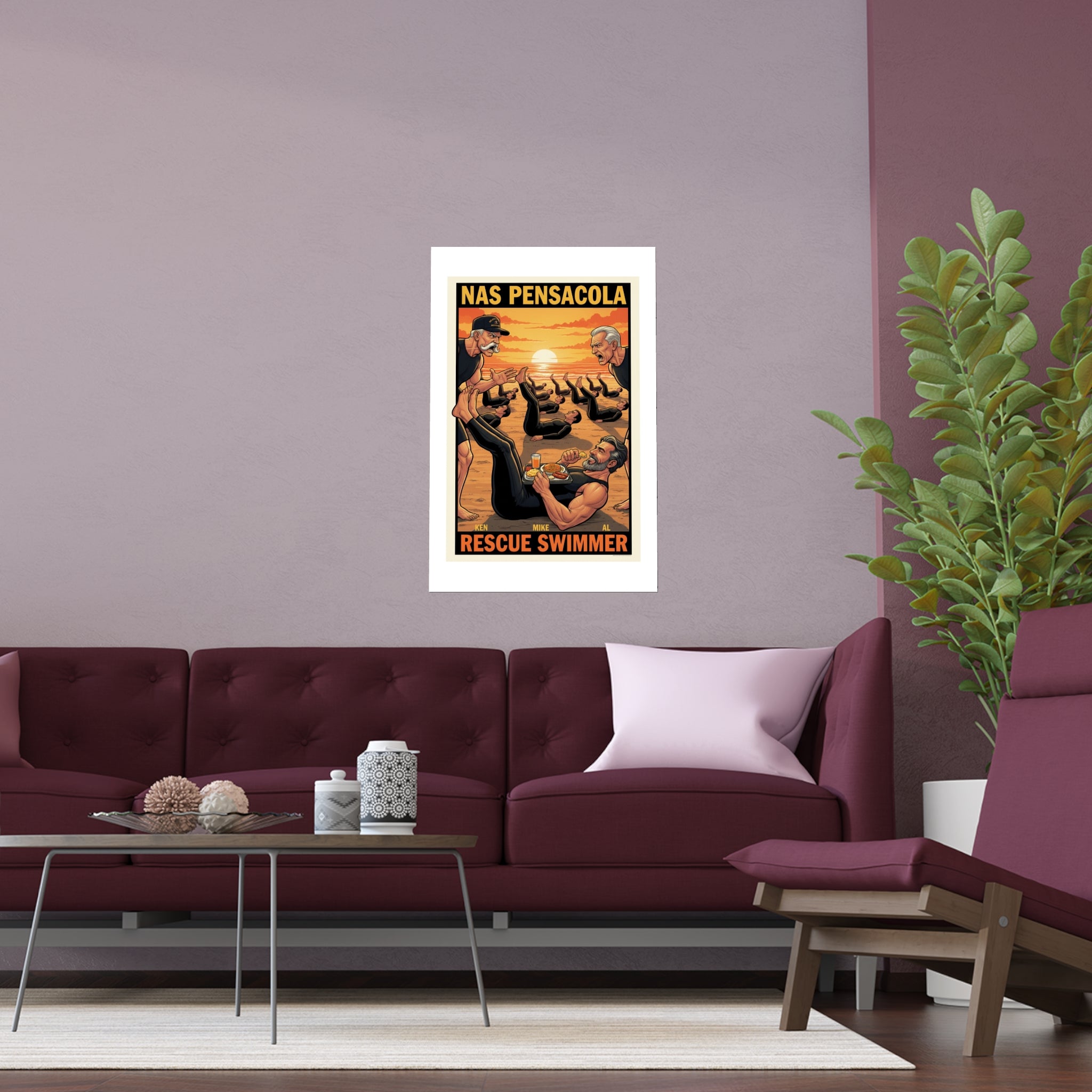 Helicopter Rescue Silk Poster — Search & Rescue Wall Art (Indoor/Outdoor)