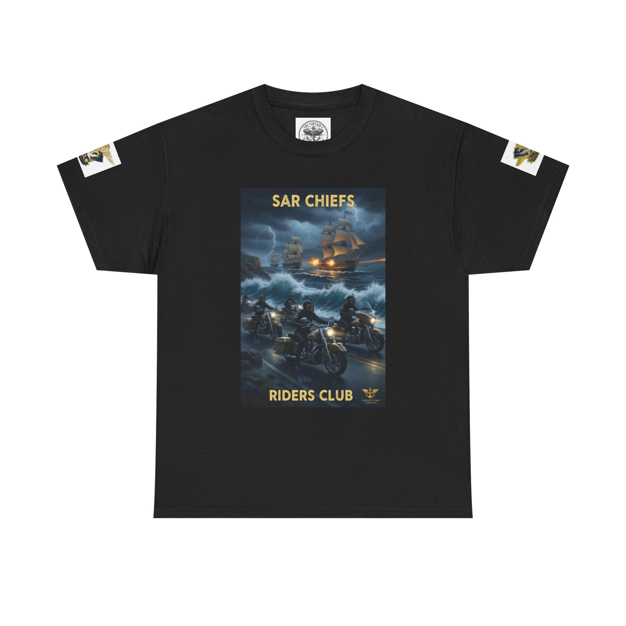 SAR Chiefs Riders Club Tee — NAS Pensacola Helicopter Rescue Graphic Shirt