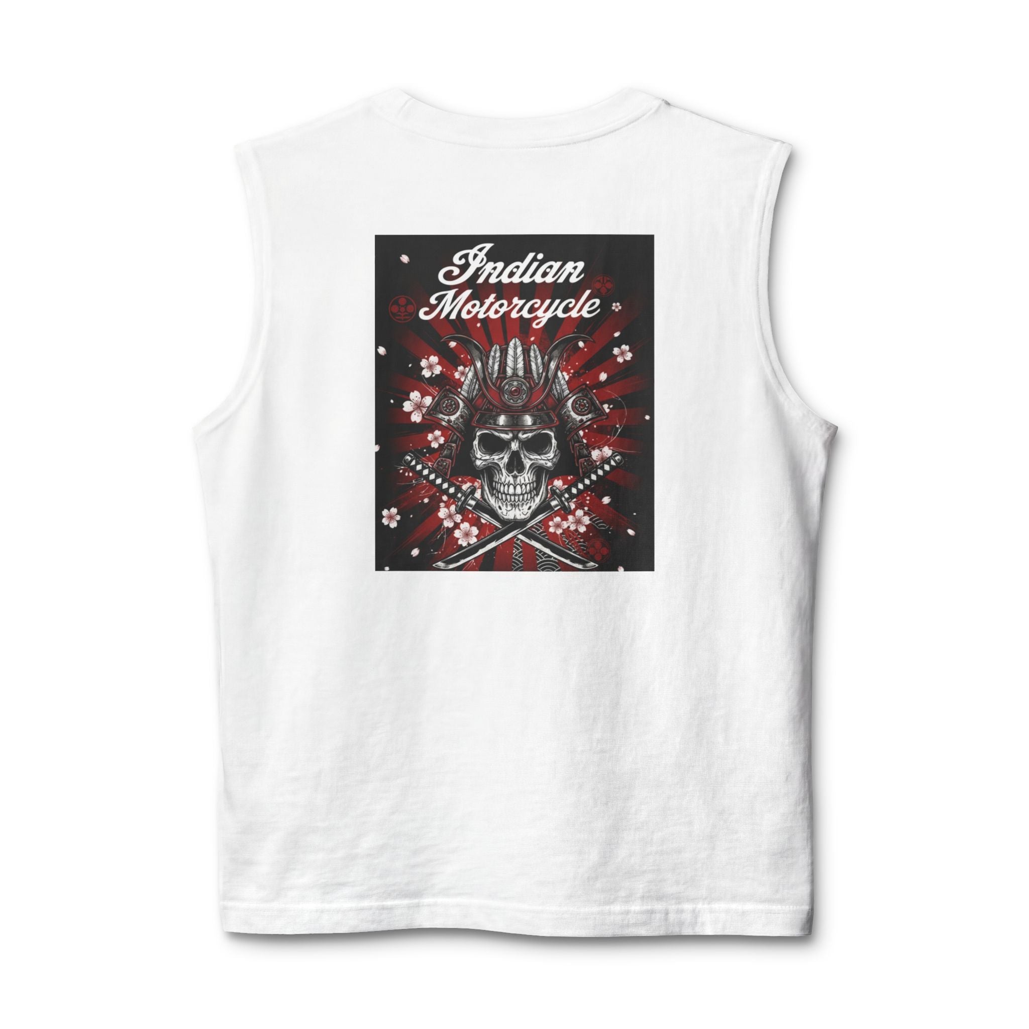 Indian Motorcycle Skull Muscle Tank — Vintage Biker Tank Top
