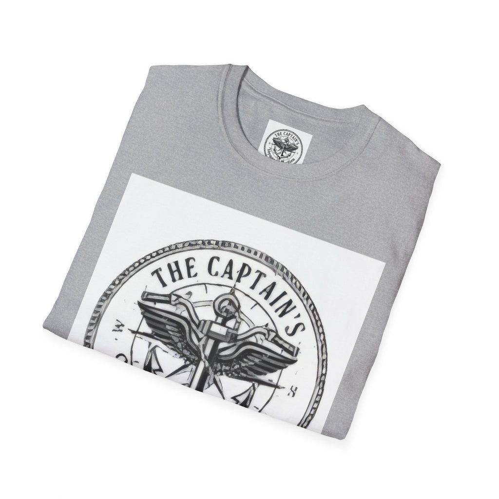 Captain’s Voyage Collection T‑Shirt — Panda Riding Motorcycle Graphic Tee