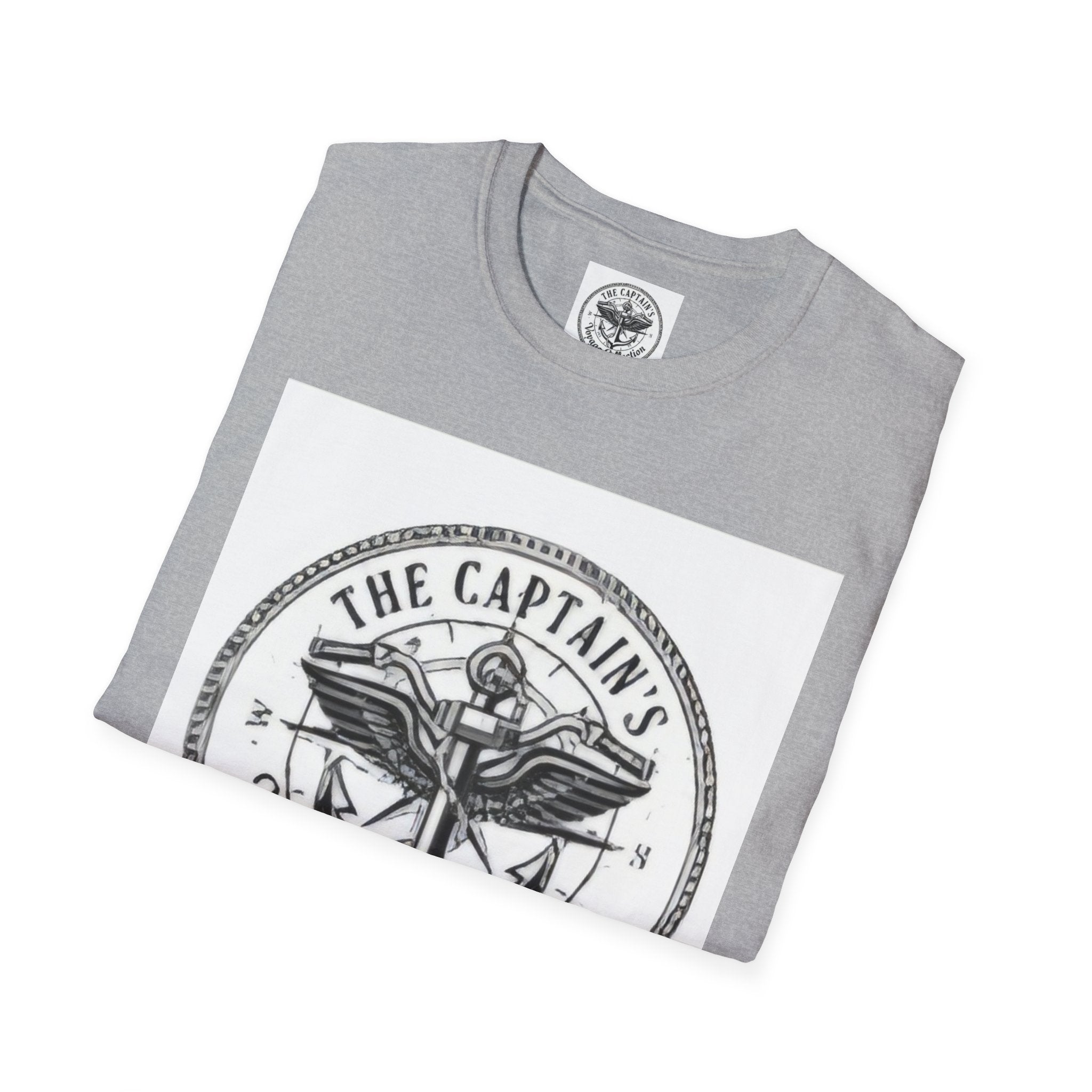 Captain’s Voyage Collection T‑Shirt — Panda Riding Motorcycle Graphic Tee
