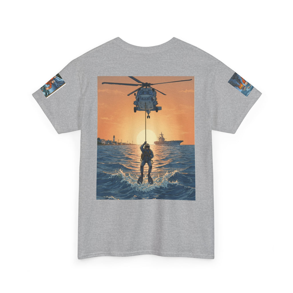 Rescue Swimmer Tee — NAS Pensacola Search & Rescue Helmet Tag T-Shirt