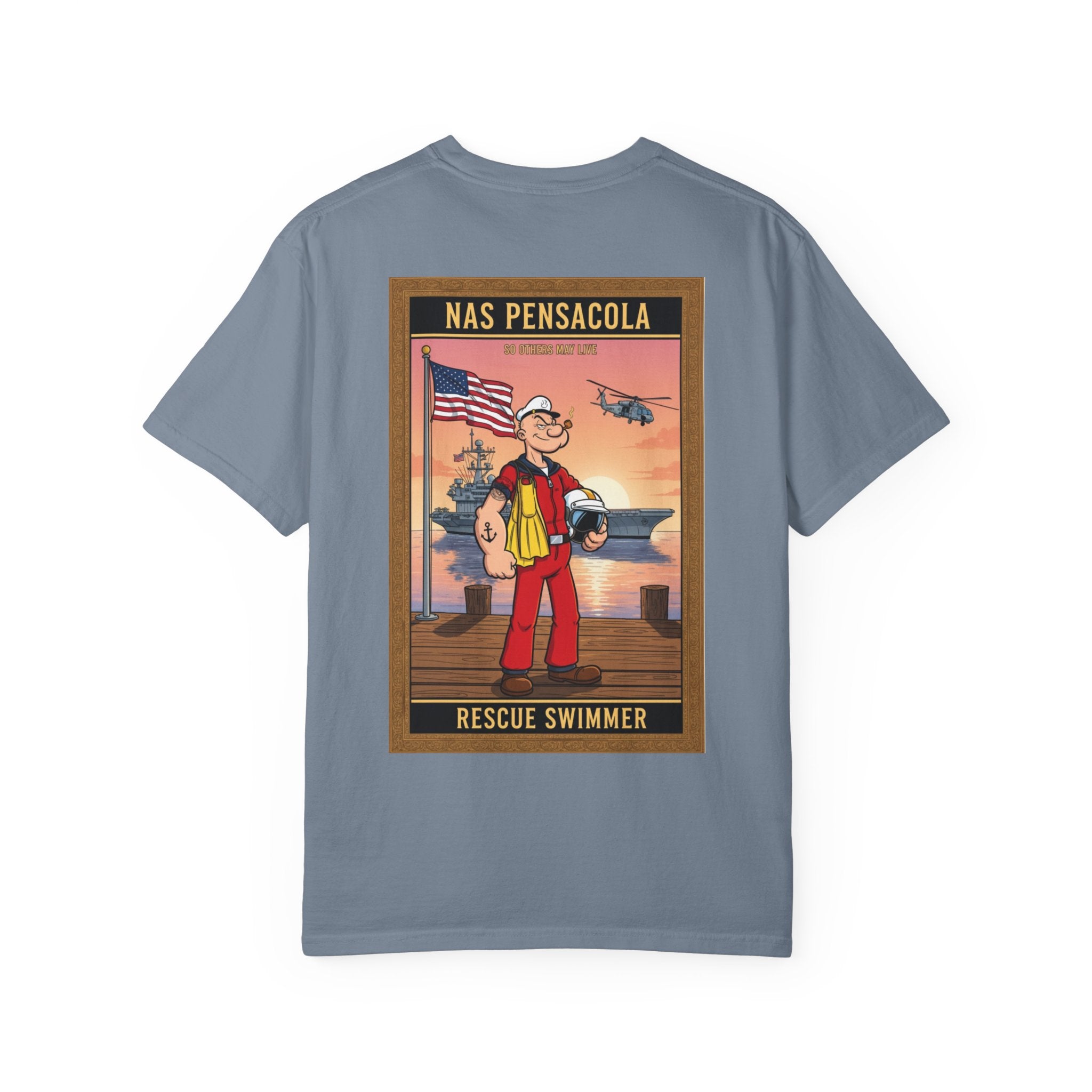 Rescue Swimmer T-Shirt – NAS Pensacola Vintage Lifesaver Tee
