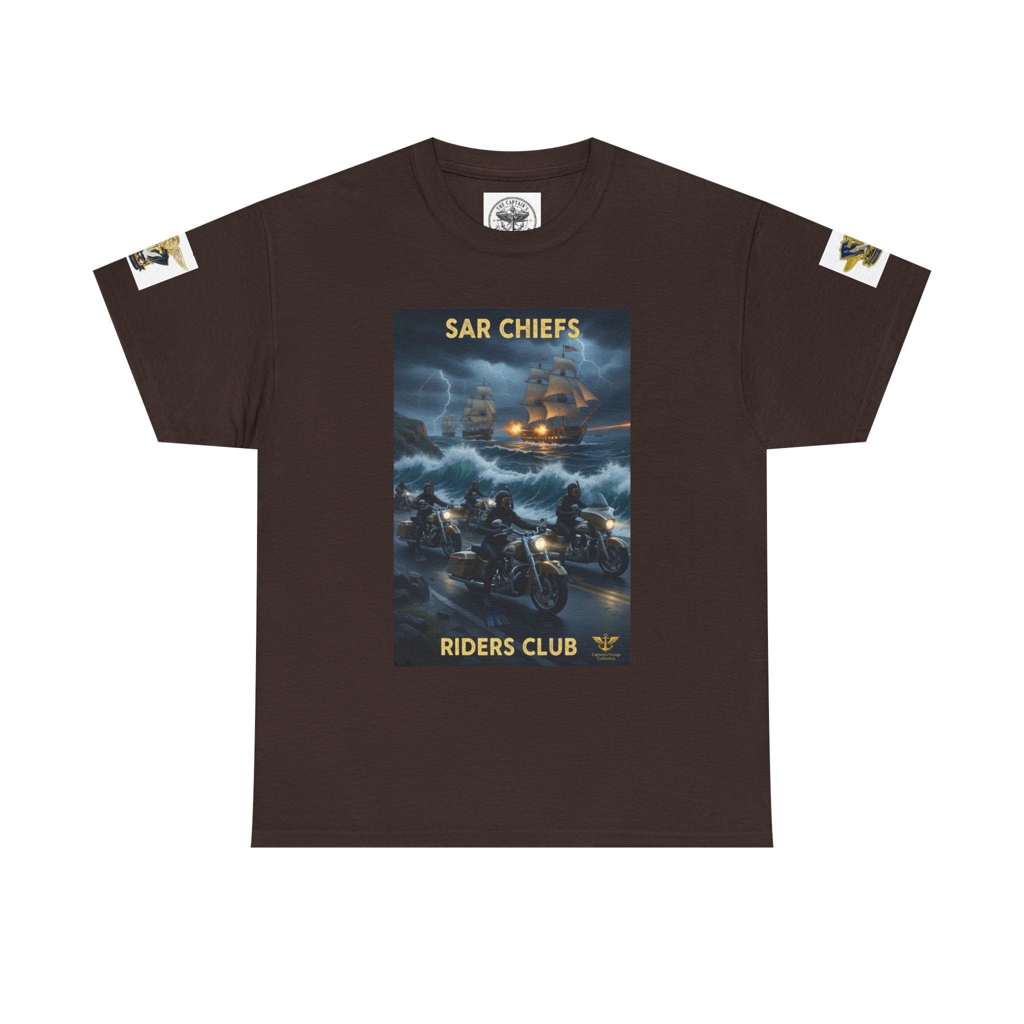 SAR Chiefs Riders Club Tee — NAS Pensacola Helicopter Rescue Graphic Shirt