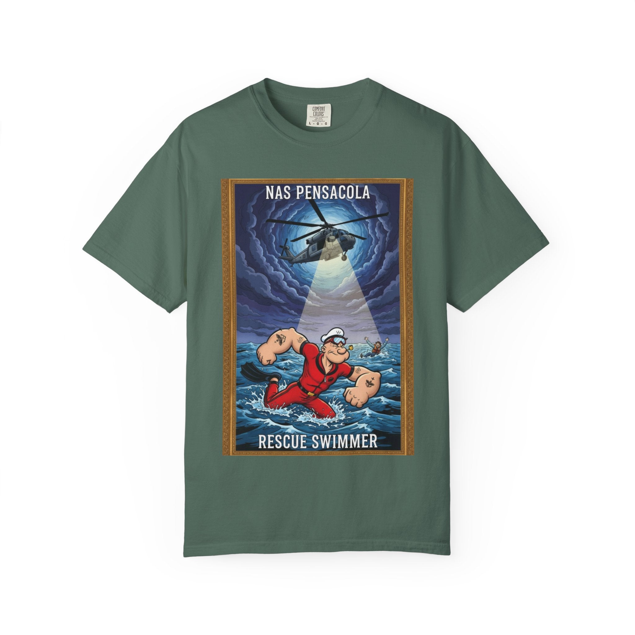 Rescue Swimmer T-Shirt — NAS Pensacola Helicopter Rescue Graphic Tee
