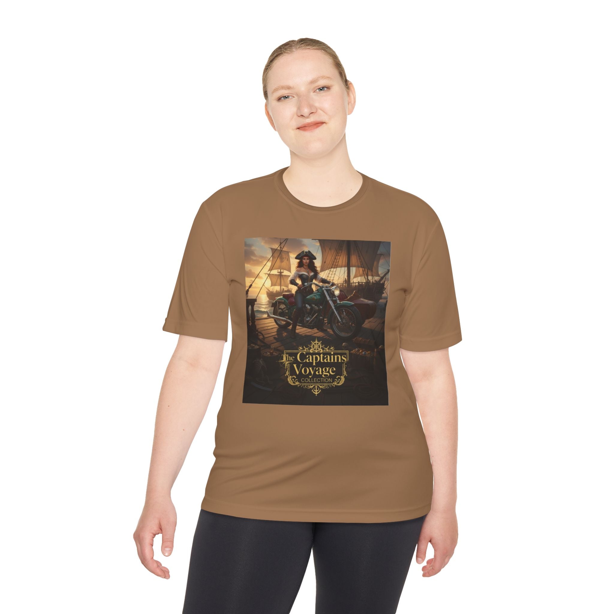 Captain's Voyage Graphic Tee – Nautical Pirate Ship T-Shirt
