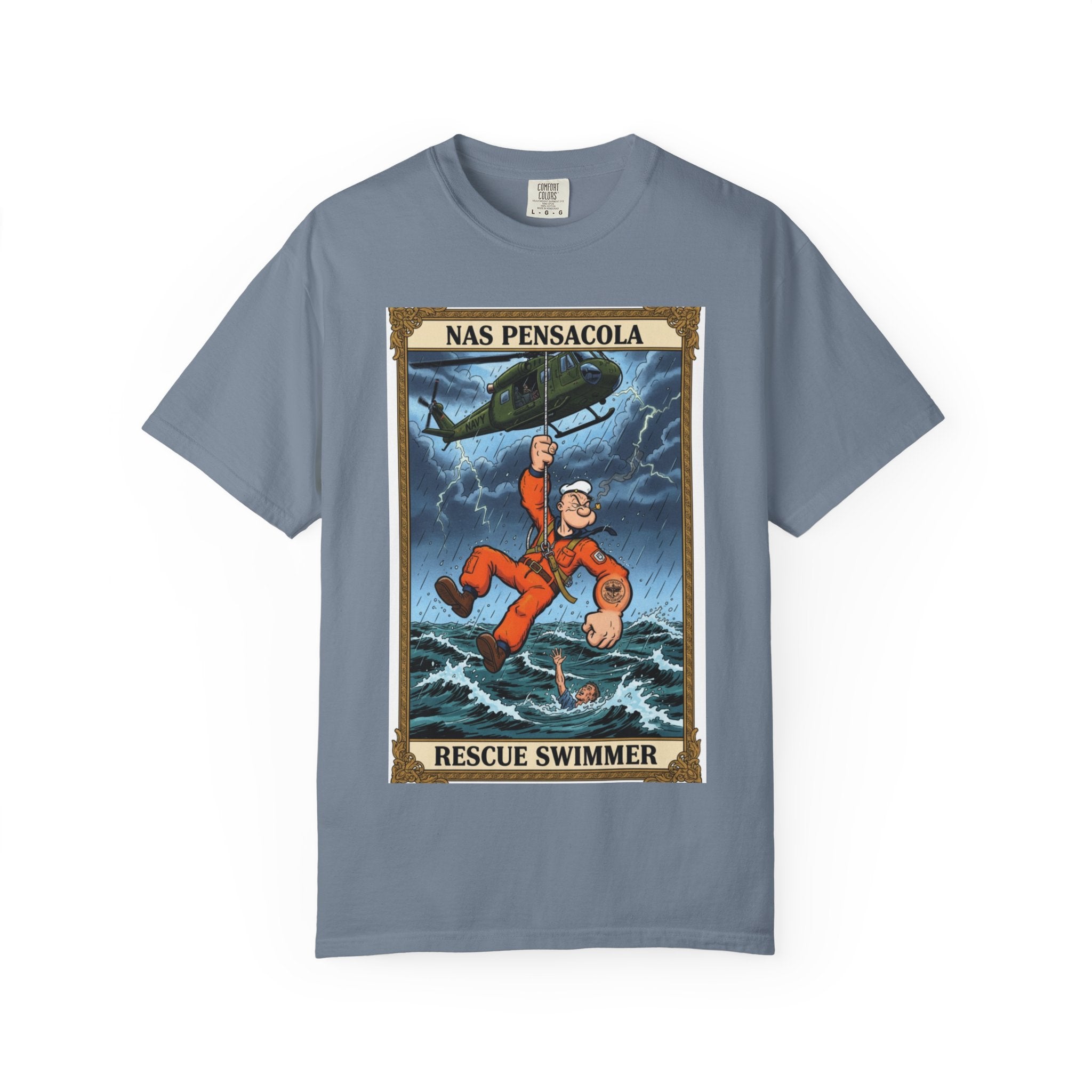 Rescue Swimmer T-Shirt – NAS Pensacola Vintage Lifesaver Tee