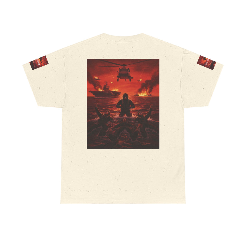 Rescue Swimmer Graphic Tee — NAS Pensacola Military Helicopter Design