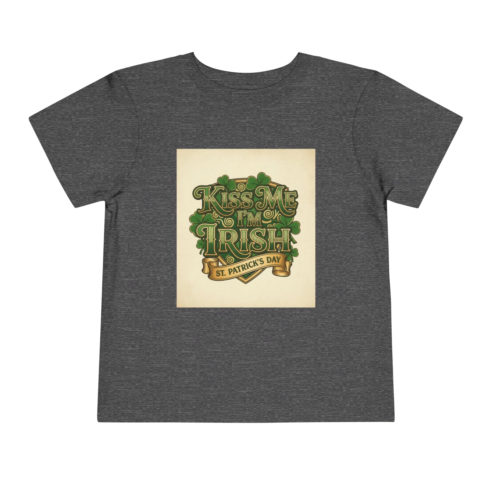 Toddler Tee — "Kiss Me I'm Irish" St. Patrick's Day Shirt