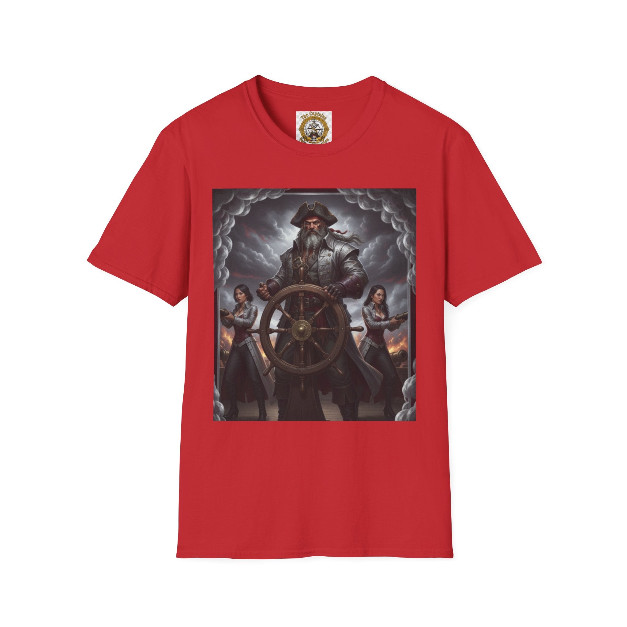 Pirate Captain T-Shirt — Vintage Nautical Adventure Graphic Tee