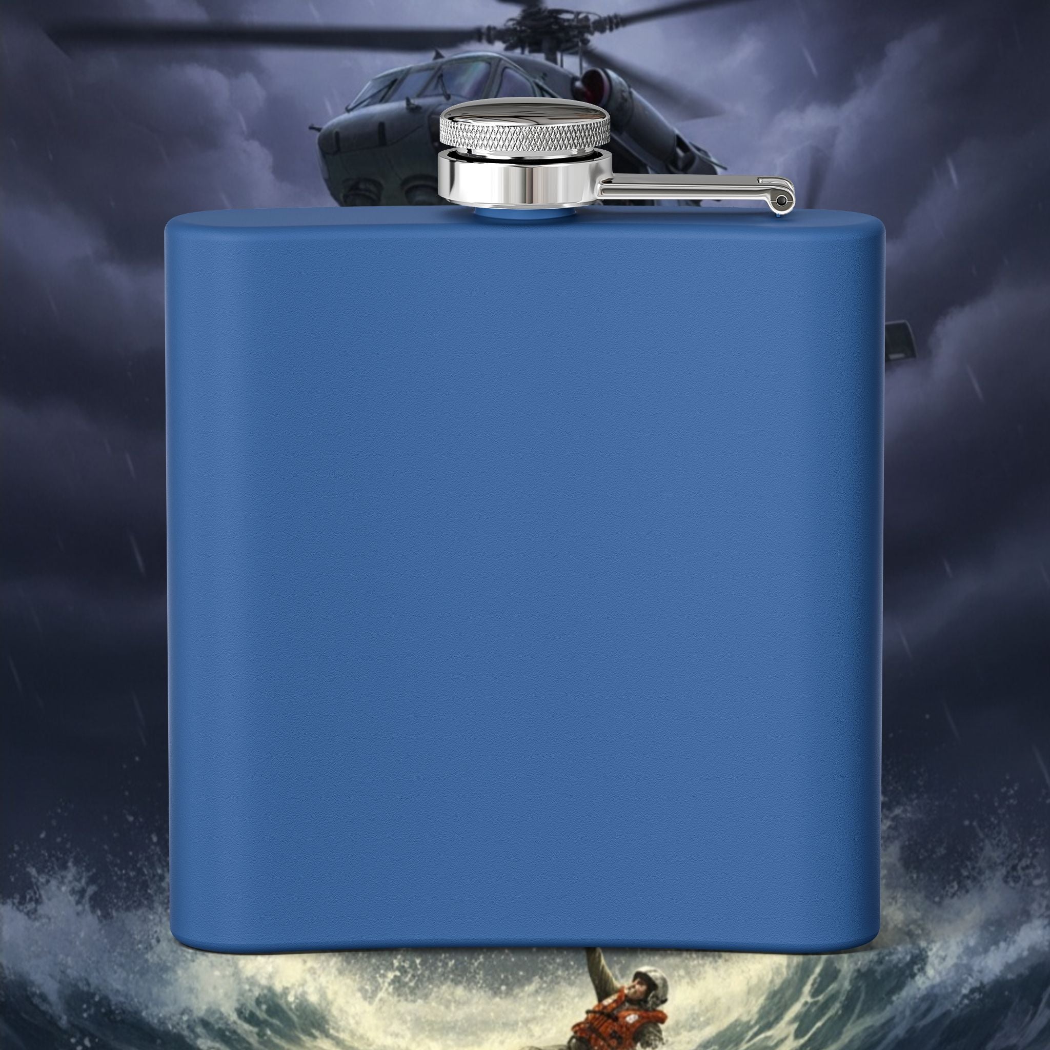 Navy SAR Combat Rescue Swimmers 6oz Stainless Steel Flask