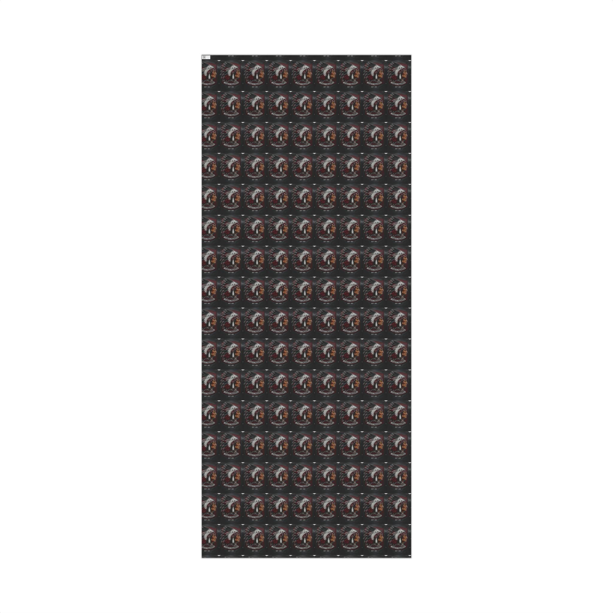 Motorcycles Indian Chief Gift Wrap Paper – Vintage Biker Wrapping Sheets