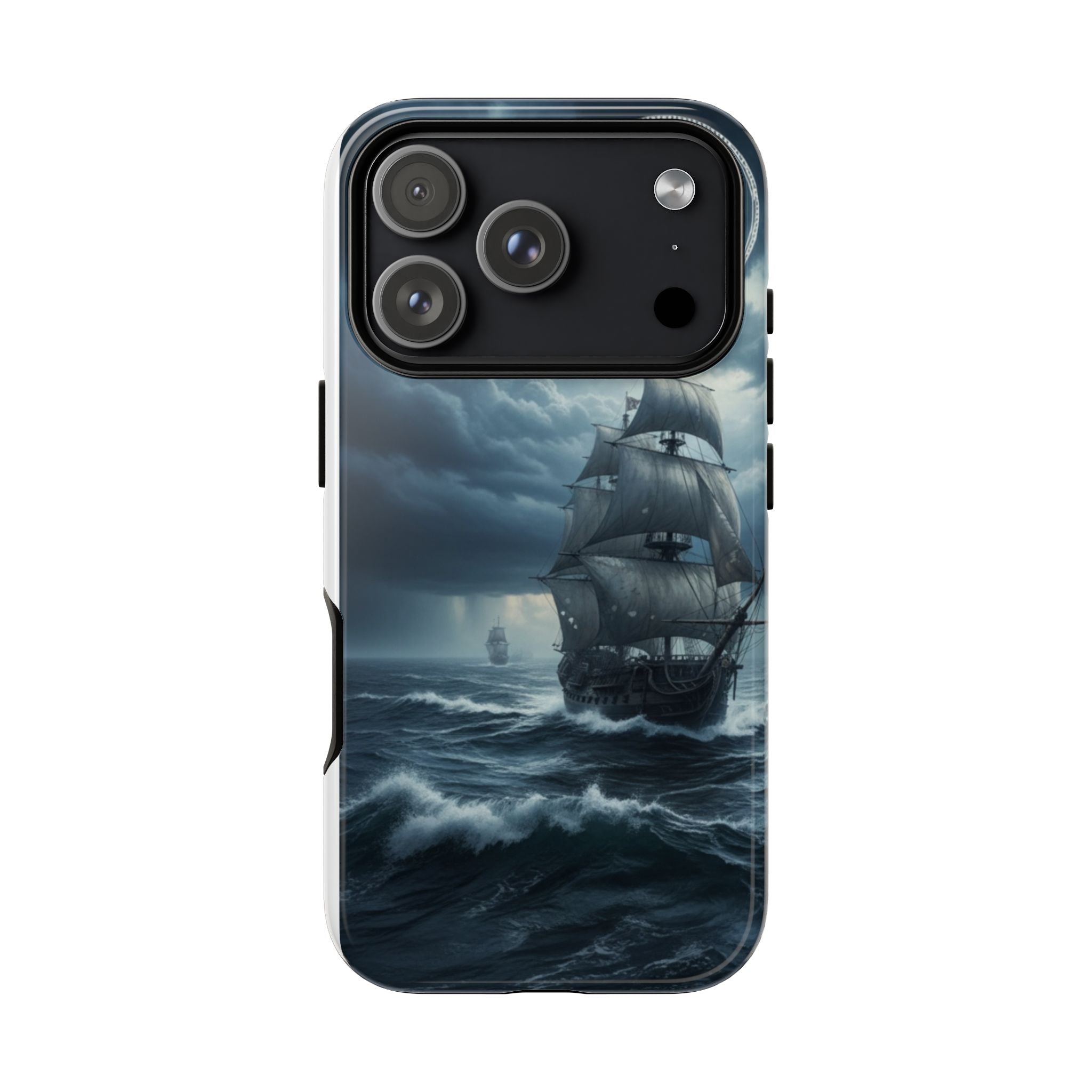 Stormy Seas Ship Phone Case – Nautical Pirate Sailing iPhone Cover