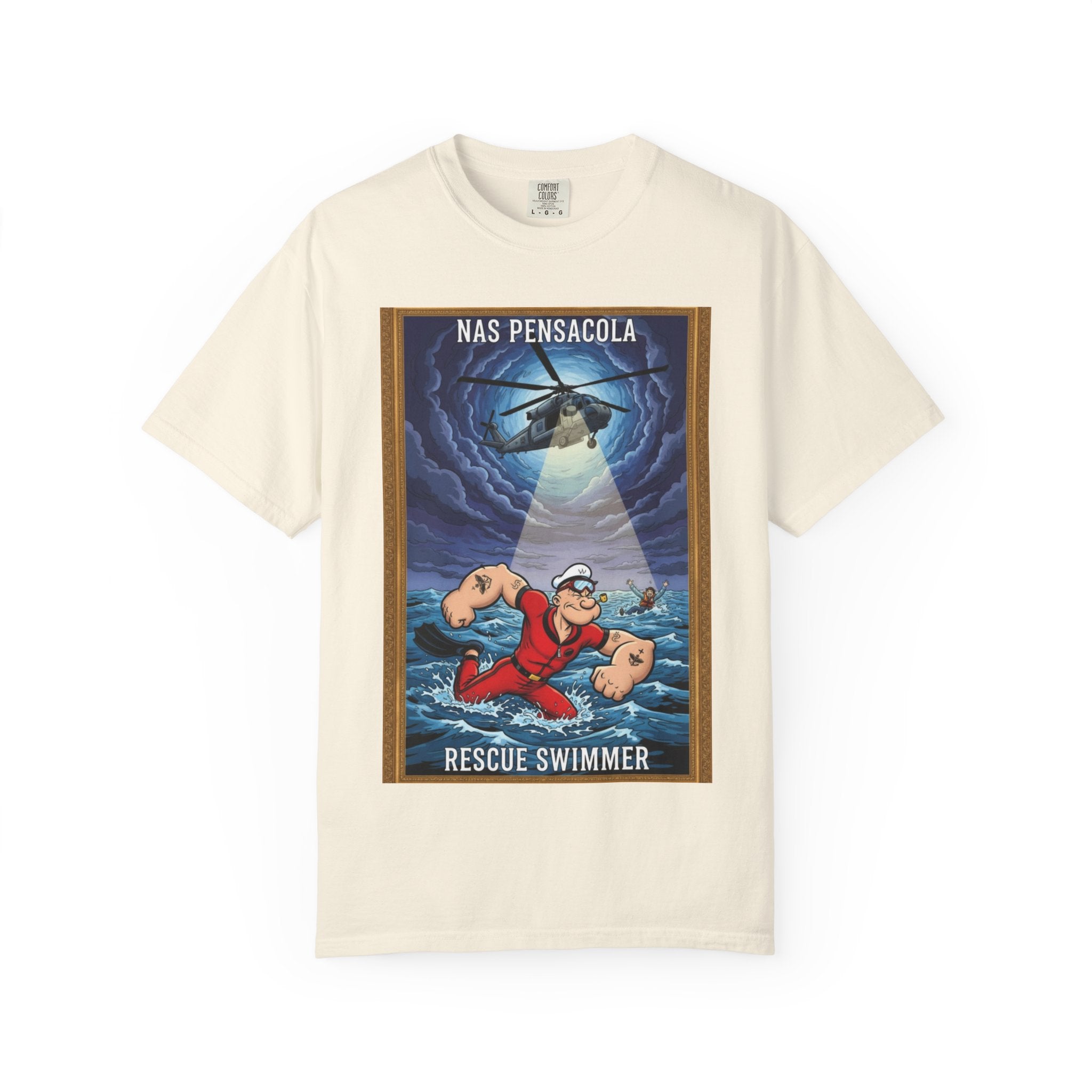 Rescue Swimmer T-Shirt — NAS Pensacola Helicopter Rescue Graphic Tee