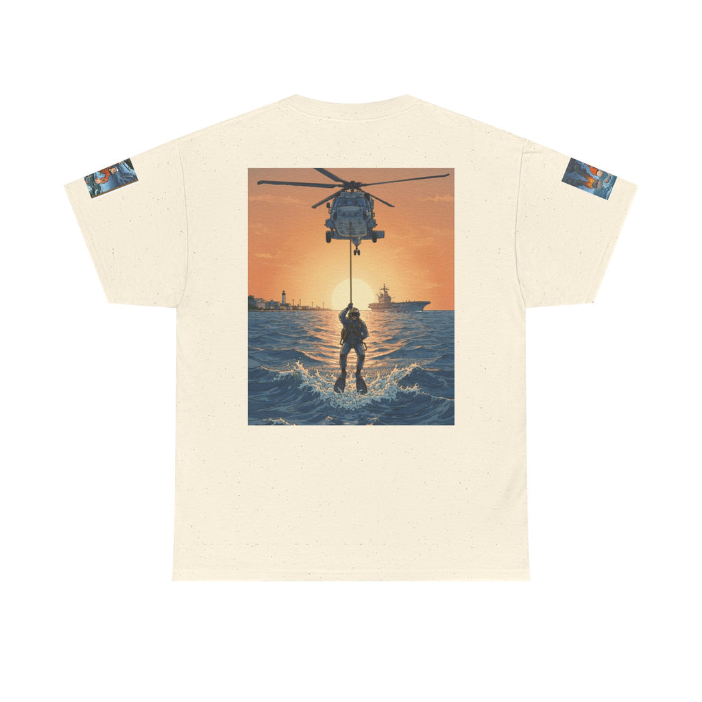 Rescue Swimmer Tee — NAS Pensacola Search & Rescue Helmet Tag T-Shirt