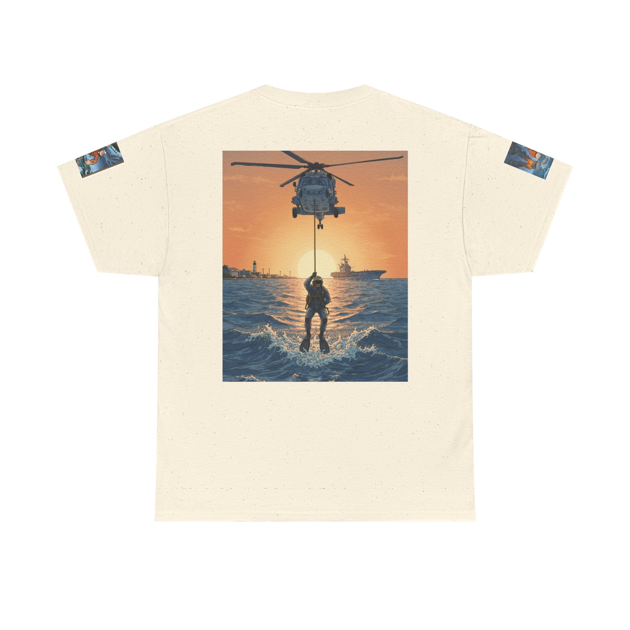 Rescue Swimmer Tee — NAS Pensacola Search & Rescue Helmet Tag T-Shirt