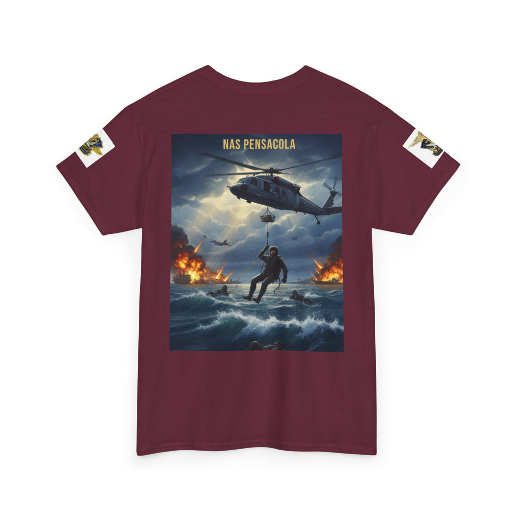 SAR Chiefs Riders Club Tee — NAS Pensacola Helicopter Rescue Graphic Shirt