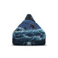 Stormy Seas Bean Bag Cover — Ocean Adventure Home Decor