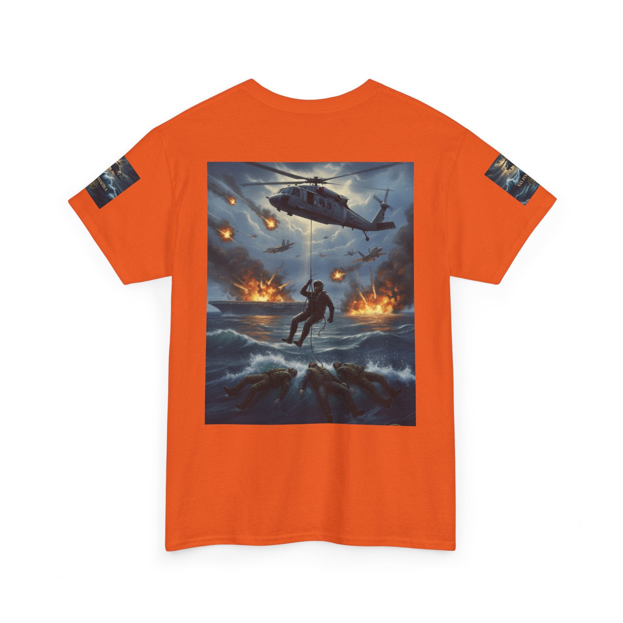 Rescue Mission Tee — Military Helicopter Search & Rescue Graphic T-Shirt