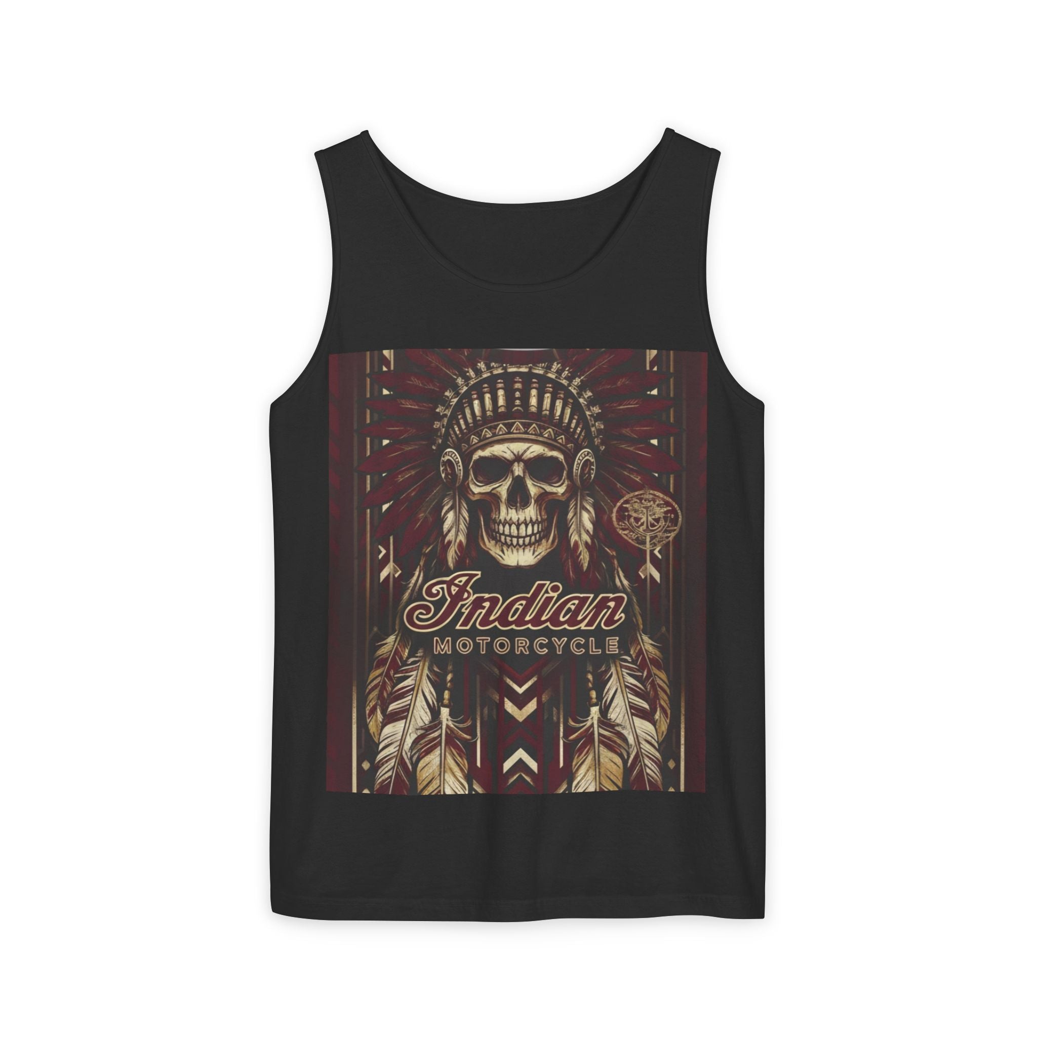 Skull Chief Tank Top — Indian Motorcycle Graphic Tank