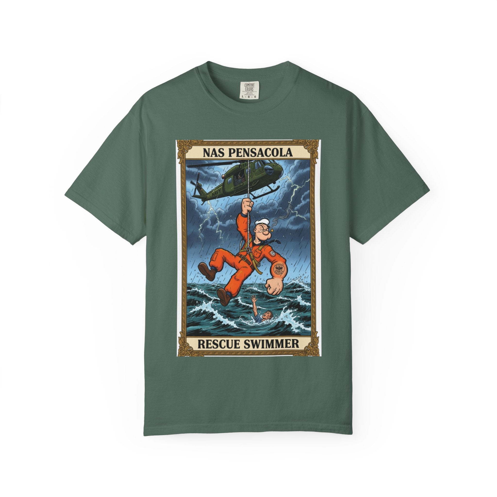 Rescue Swimmer T-Shirt – NAS Pensacola Vintage Lifesaver Tee