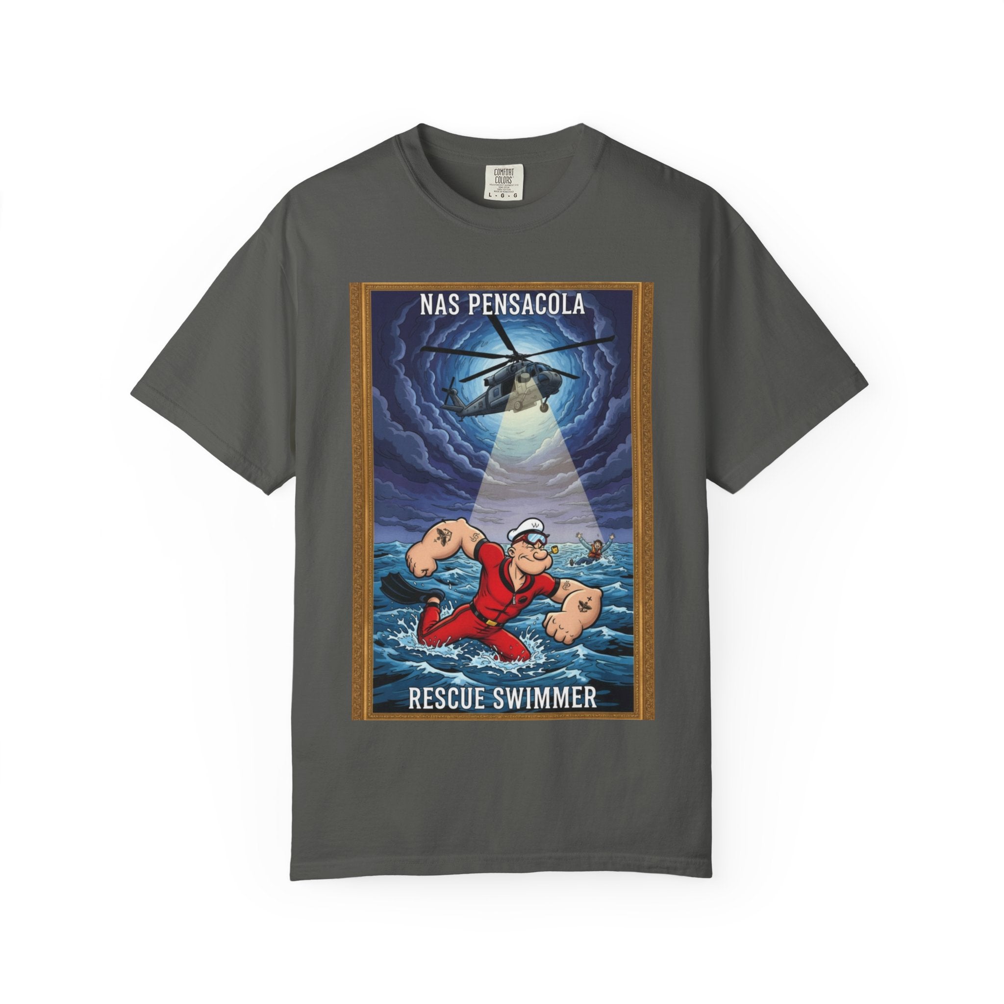 Rescue Swimmer T-Shirt — NAS Pensacola Helicopter Rescue Graphic Tee