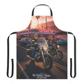 Biker Sunset Apron — Vintage Motorcycle Diner Print