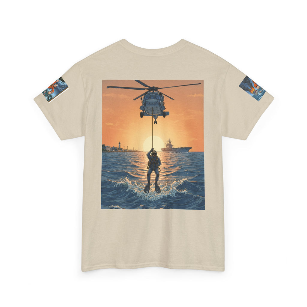 Rescue Swimmer Tee — NAS Pensacola Search & Rescue Helmet Tag T-Shirt
