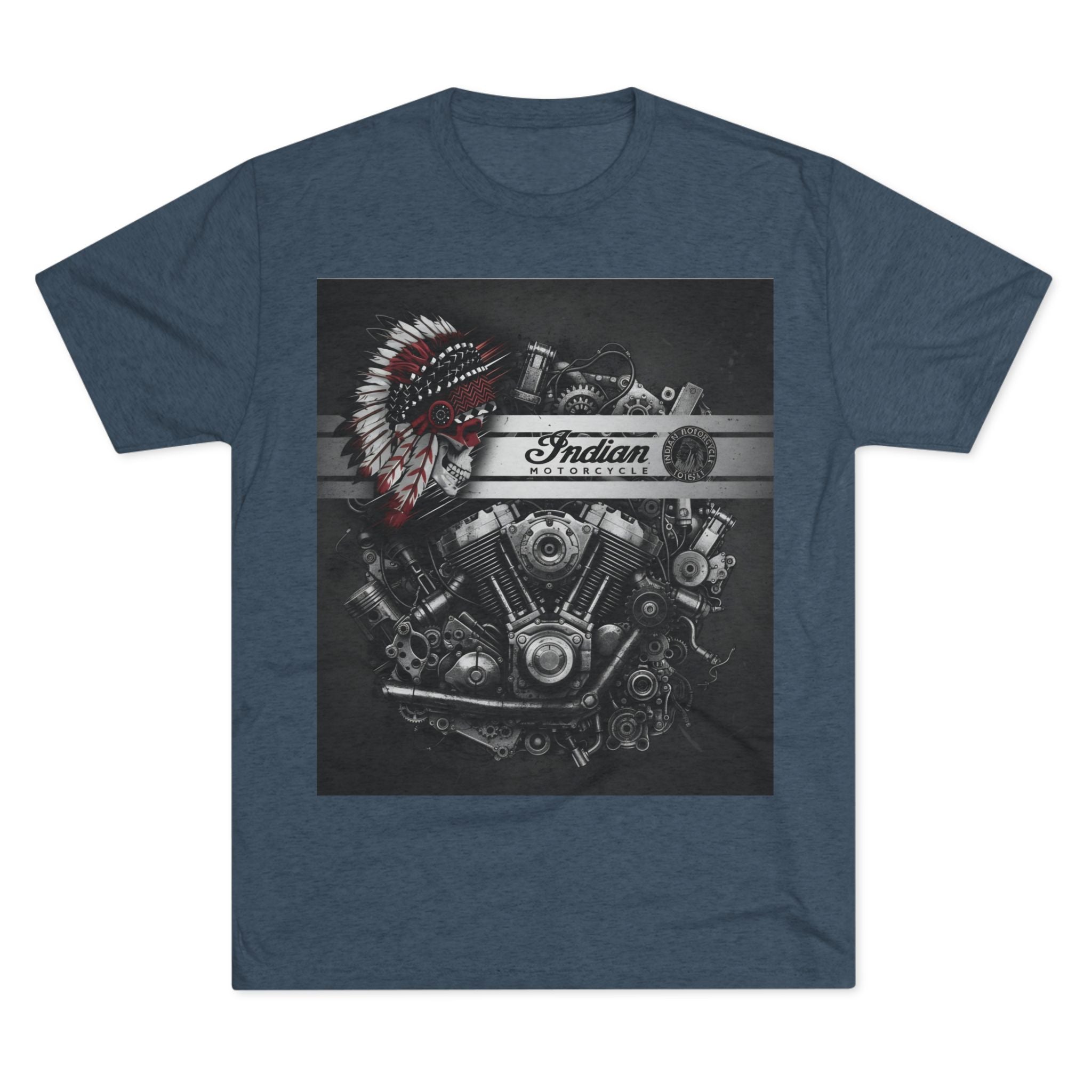 Indian Motorcycle Engine Tee — Vintage 'World's Fastest Motorcycle' Graphic