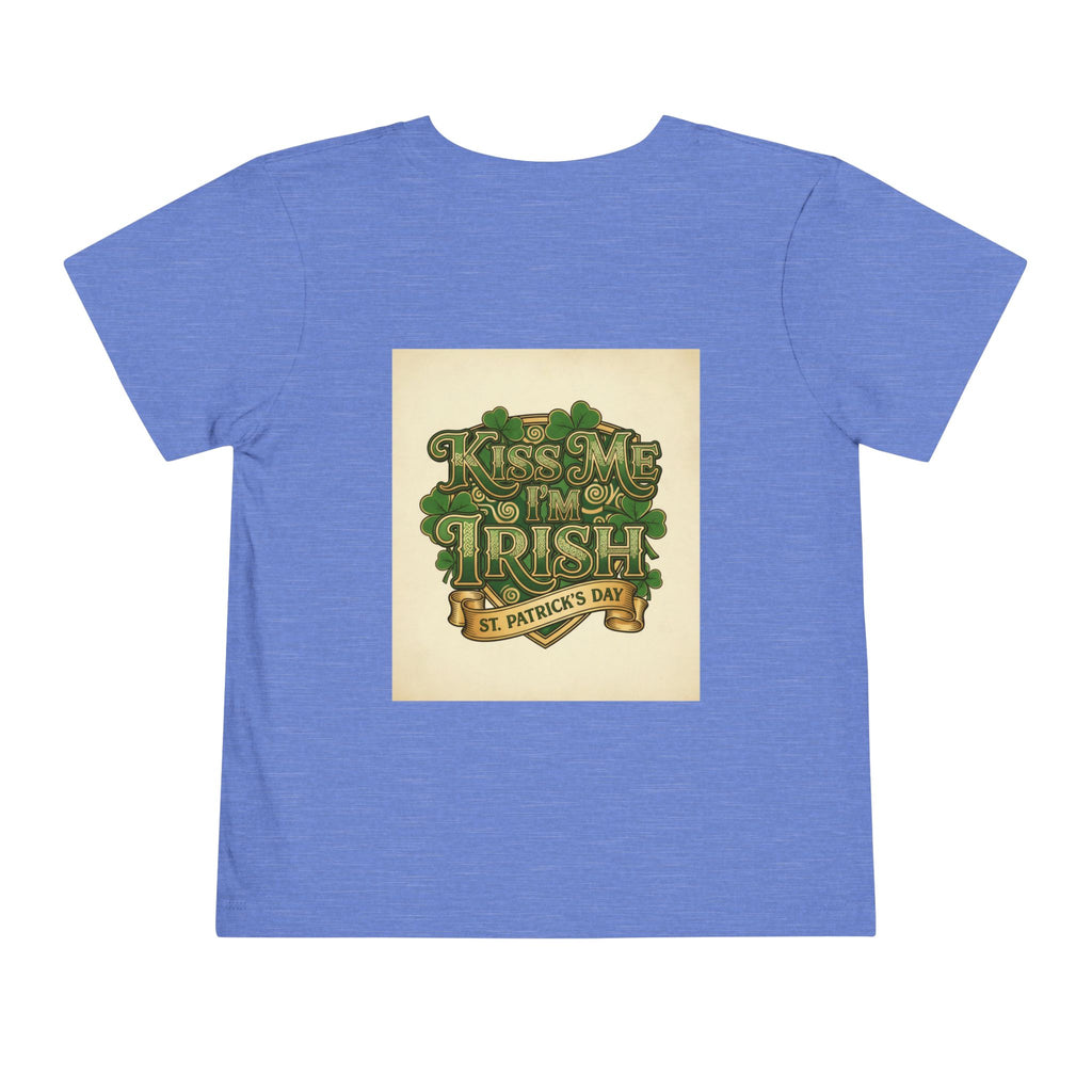 Toddler Tee — "Kiss Me I'm Irish" St. Patrick's Day Shirt