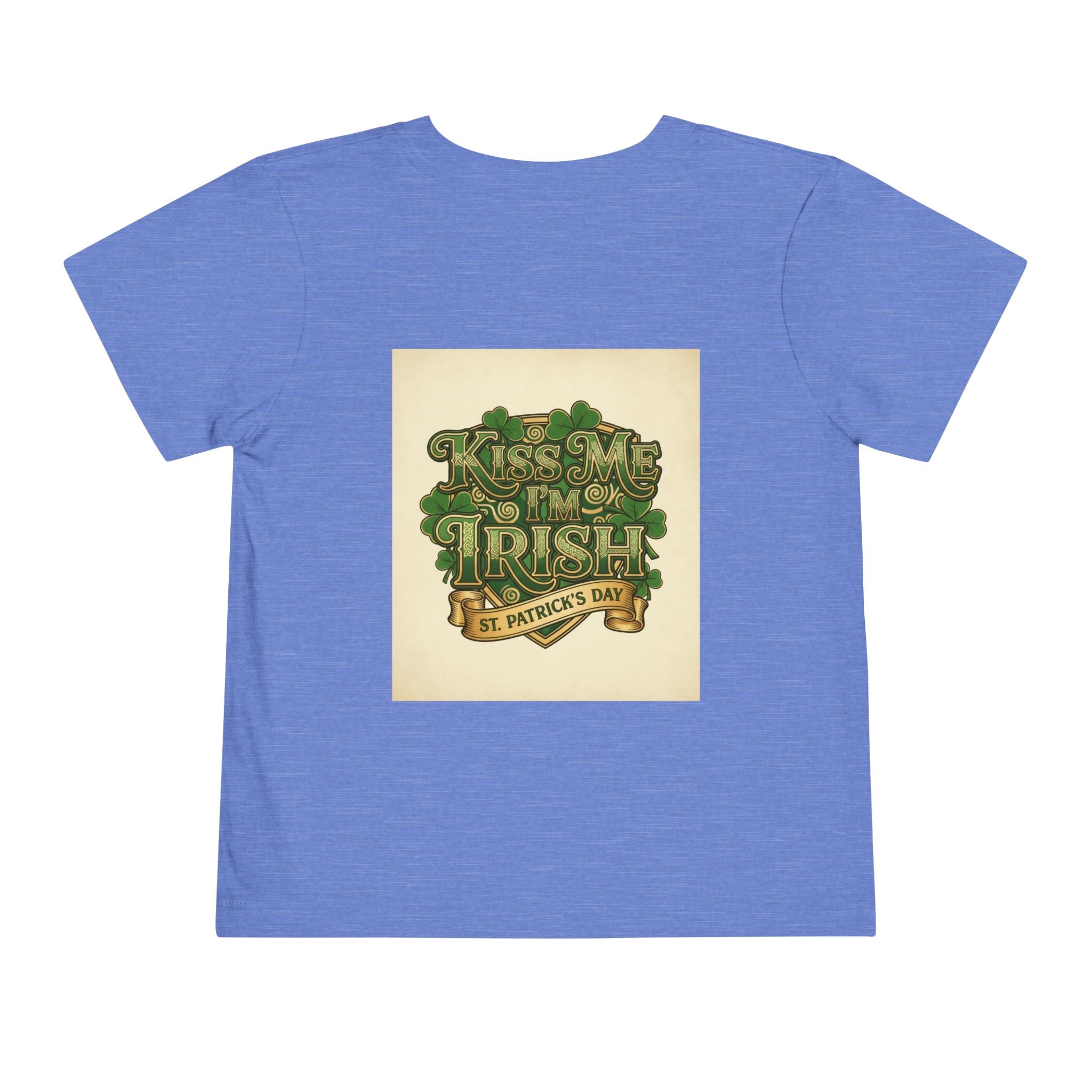 Toddler Tee — "Kiss Me I'm Irish" St. Patrick's Day Shirt