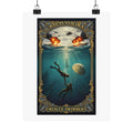 Rescue Swimmer Matte Vertical Poster — NAS Pensacola Military Aviation & Sea Rescue Art