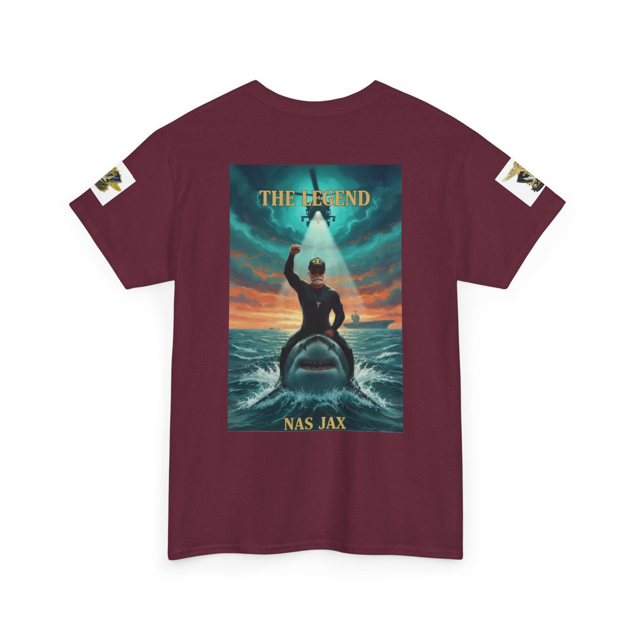 Navy SAR Helicopter Rescue Tee — "The Legend" Search & Rescue Tribute