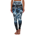 Motorcycle Engine Lightning High-Waist Yoga Leggings