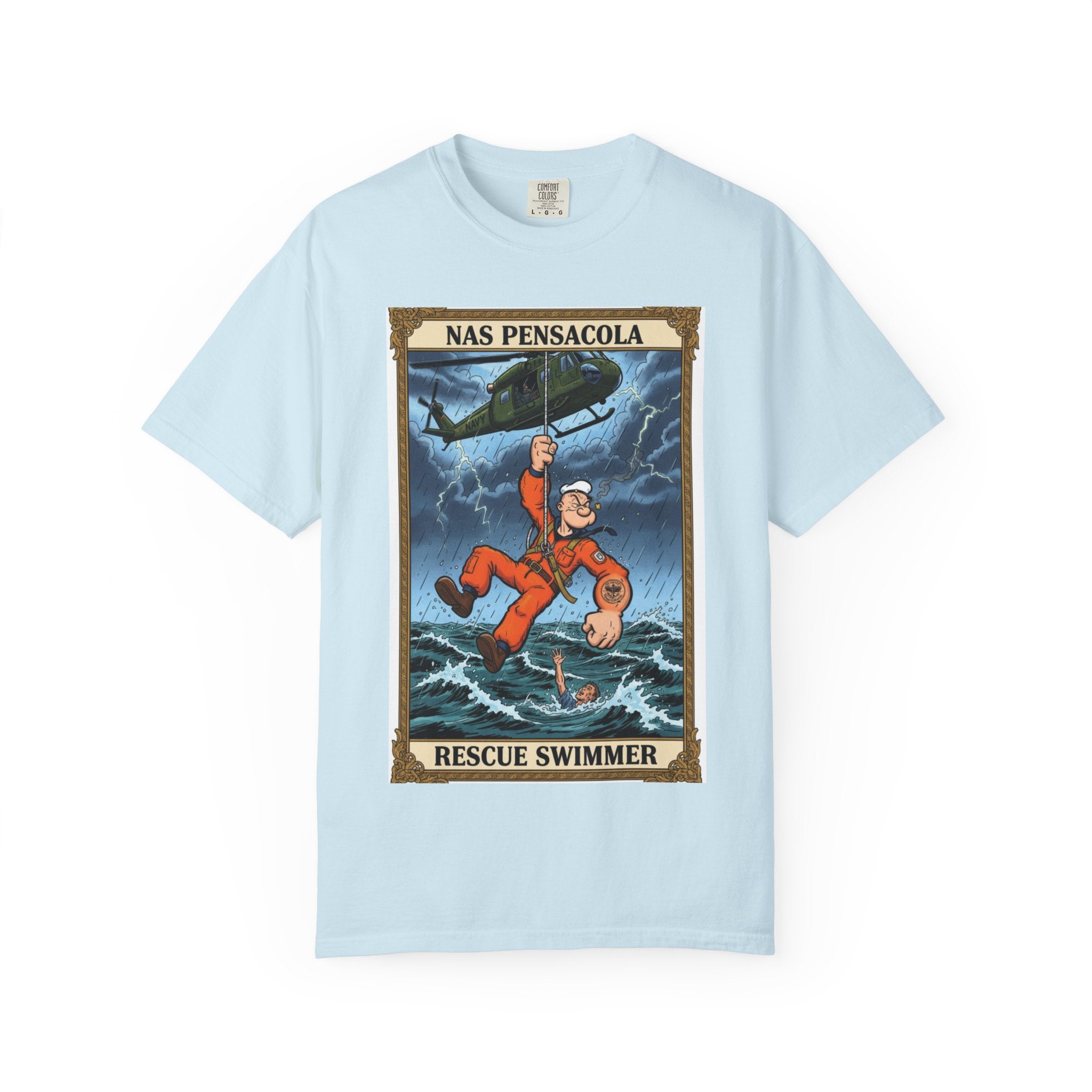 Rescue Swimmer T-Shirt – NAS Pensacola Vintage Lifesaver Tee