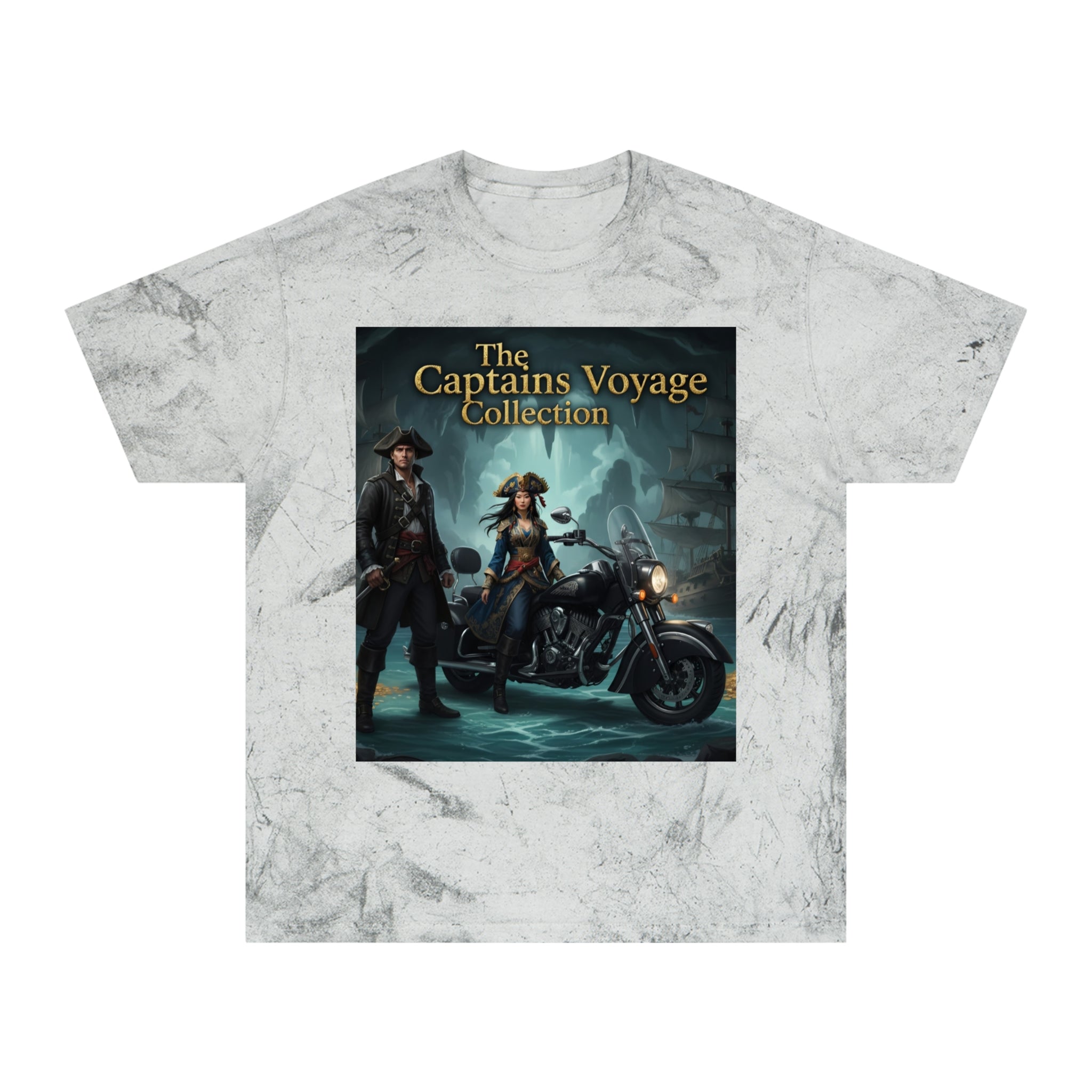 Captain's Voyage Motorcycle Pirate T-Shirt — The Captain's Voyage Collection