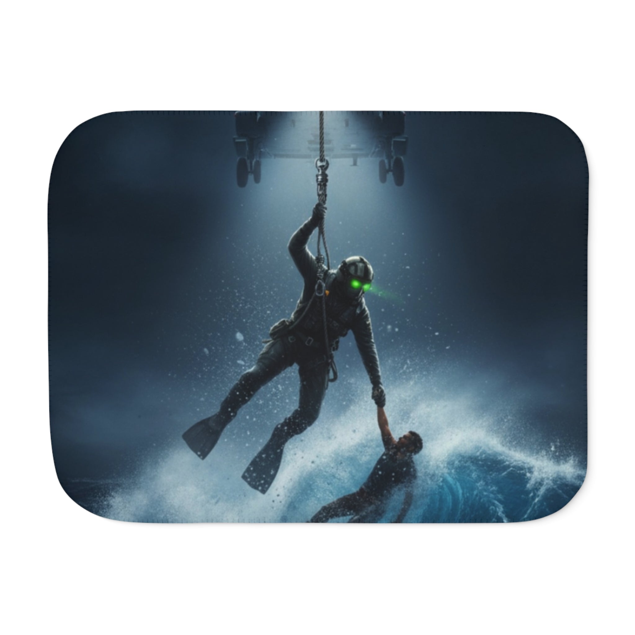 Sherpa Blanket — Rescue Diver Helicopter Search & Sea Rescue Throw