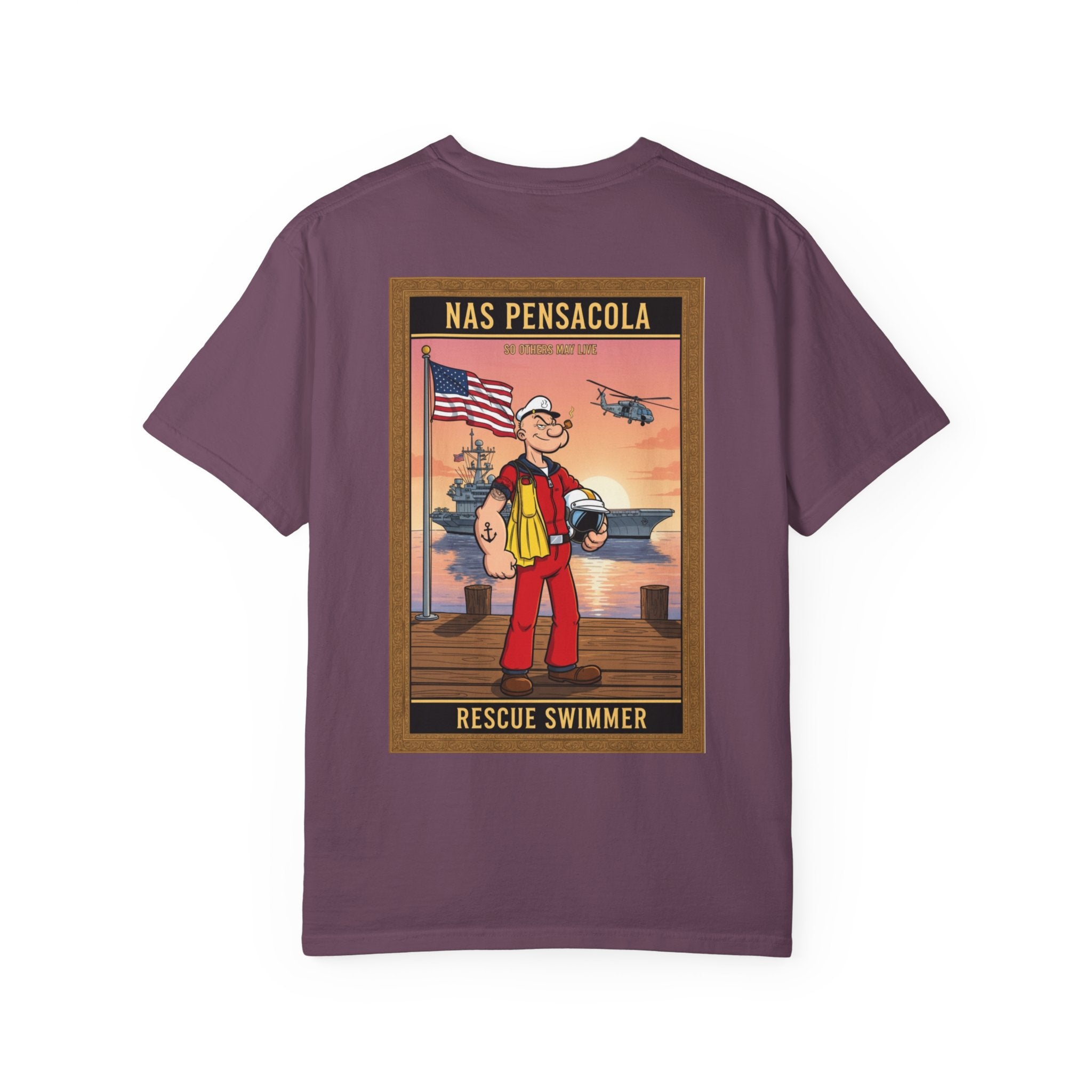 Rescue Swimmer T-Shirt – NAS Pensacola Vintage Lifesaver Tee