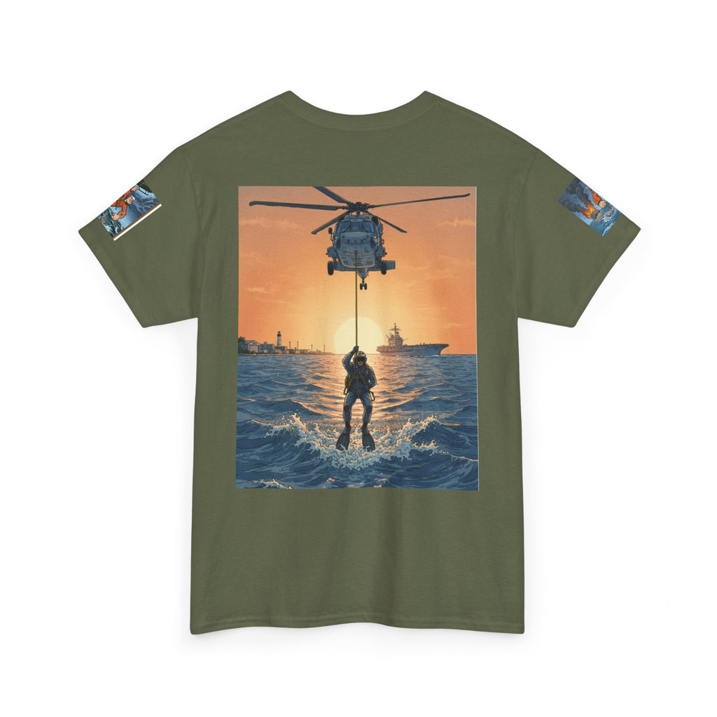 Rescue Swimmer Tee — NAS Pensacola Search & Rescue Helmet Tag T-Shirt