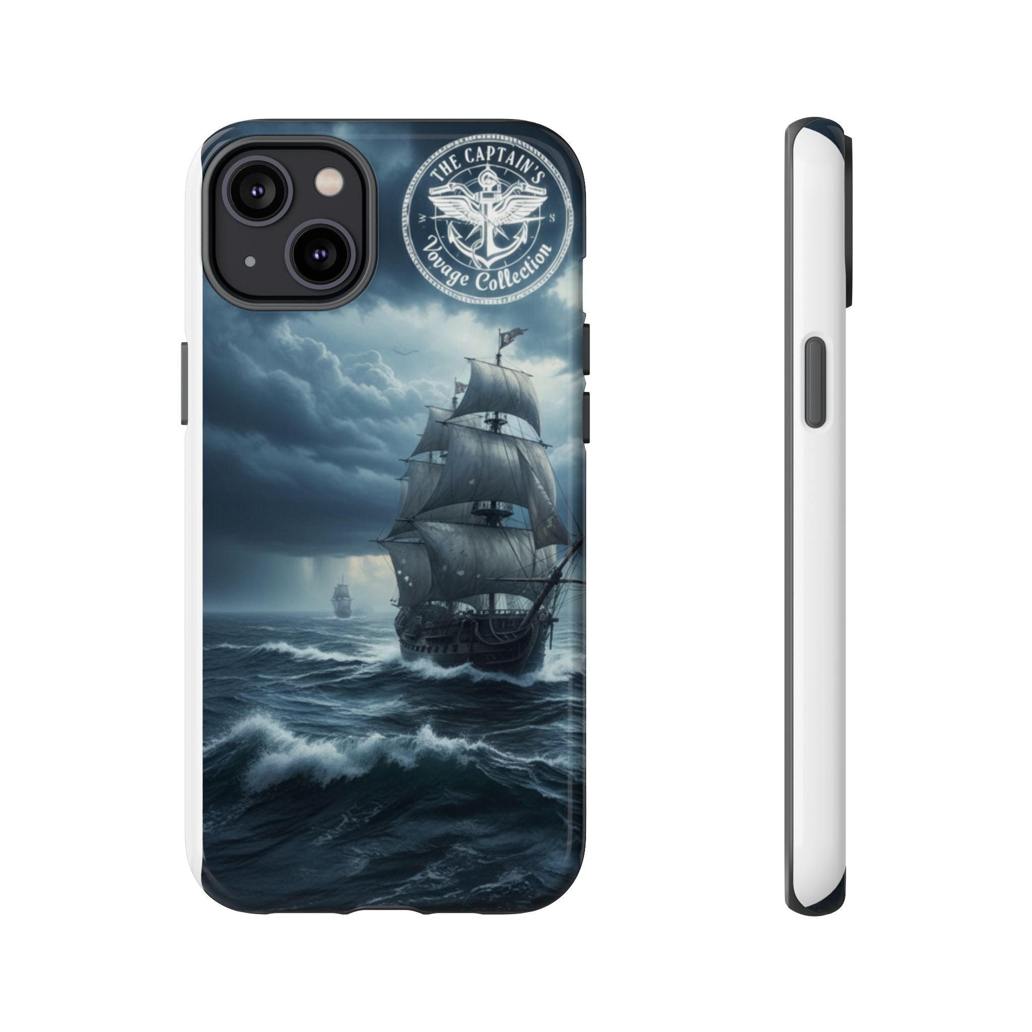 Stormy Seas Ship Phone Case – Nautical Pirate Sailing iPhone Cover