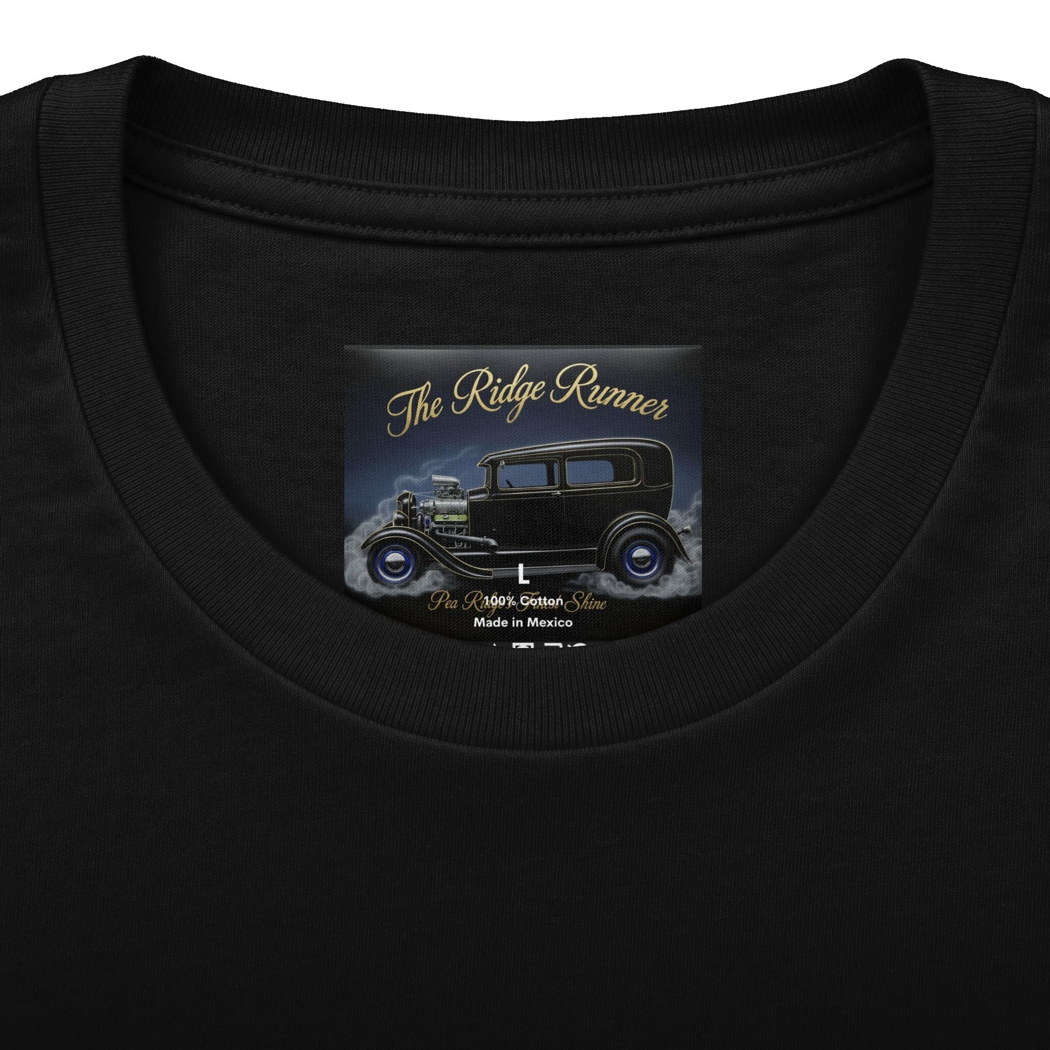 Vintage 'The Ridge Runners' Car Club Tee — Retro 1930s Hot Rod Graphic Shirt