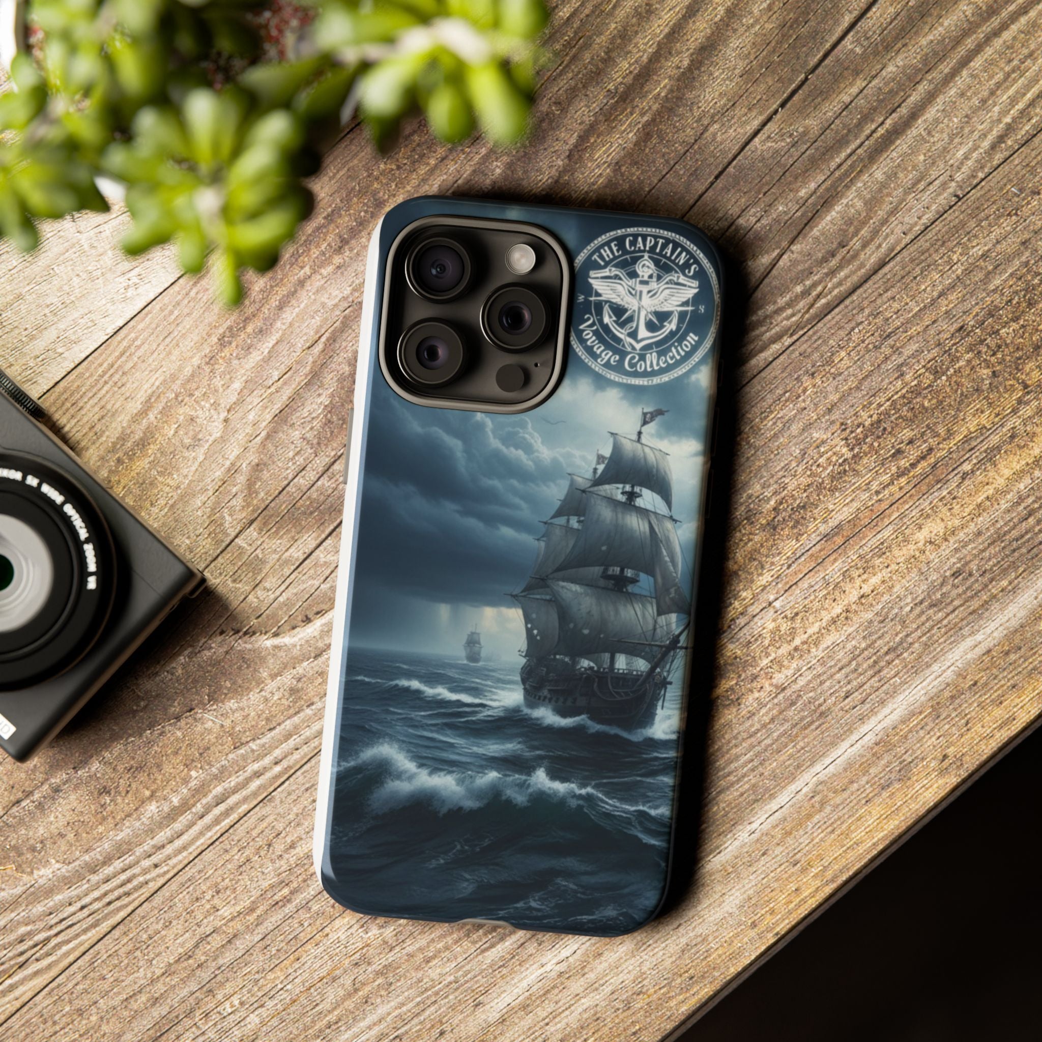 Stormy Seas Ship Phone Case – Nautical Pirate Sailing iPhone Cover