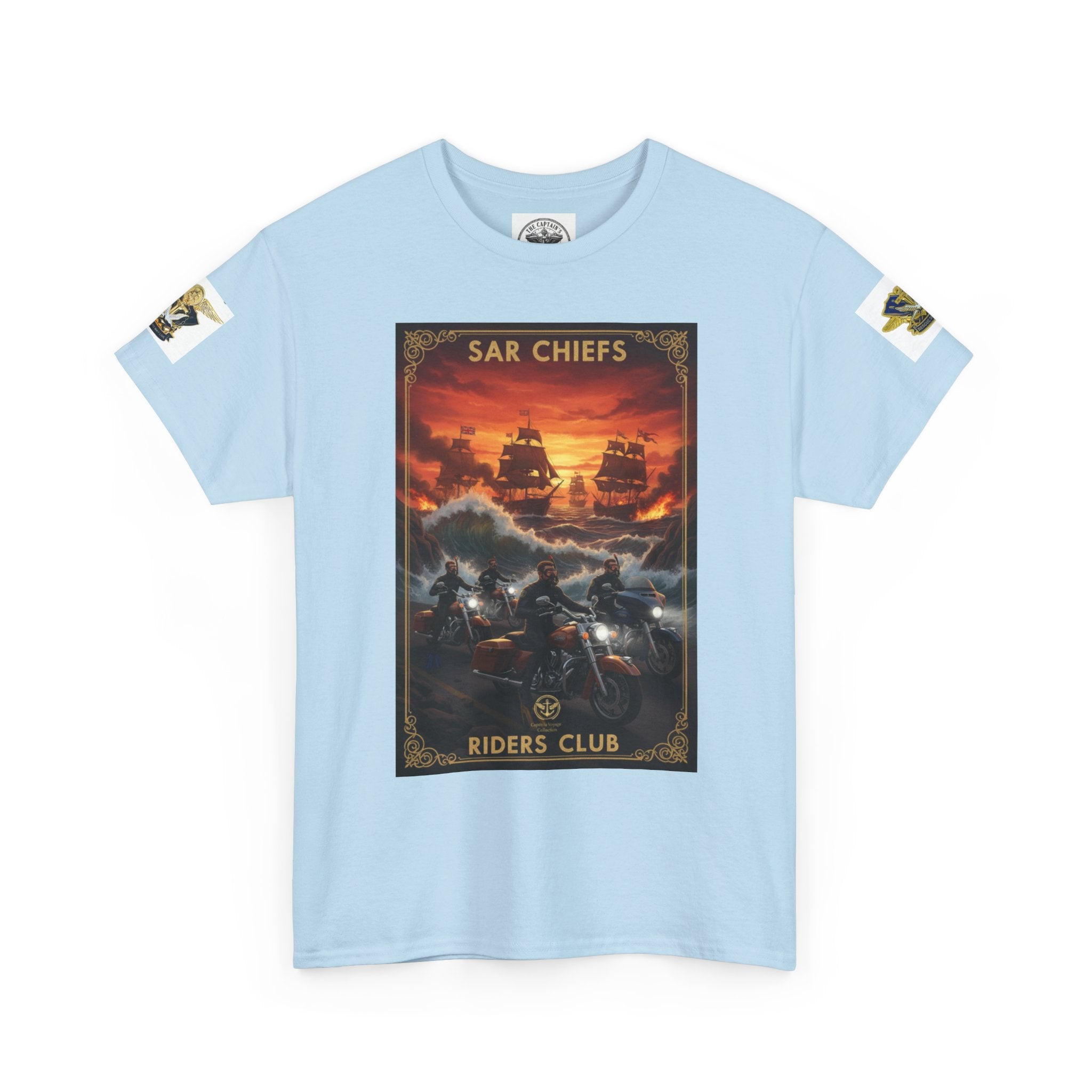 Military Rescue Riders Club T‑Shirt — SAR Chiefs Helicopter Tee