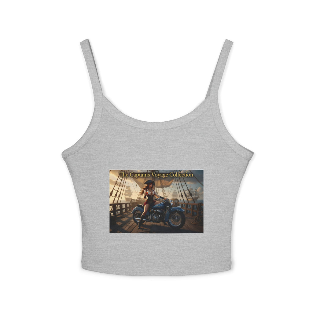 Captain’s Voyage Crop Tank Top — The Captain’s Voyage Collection Motorcycle & Nautical Sunset Design