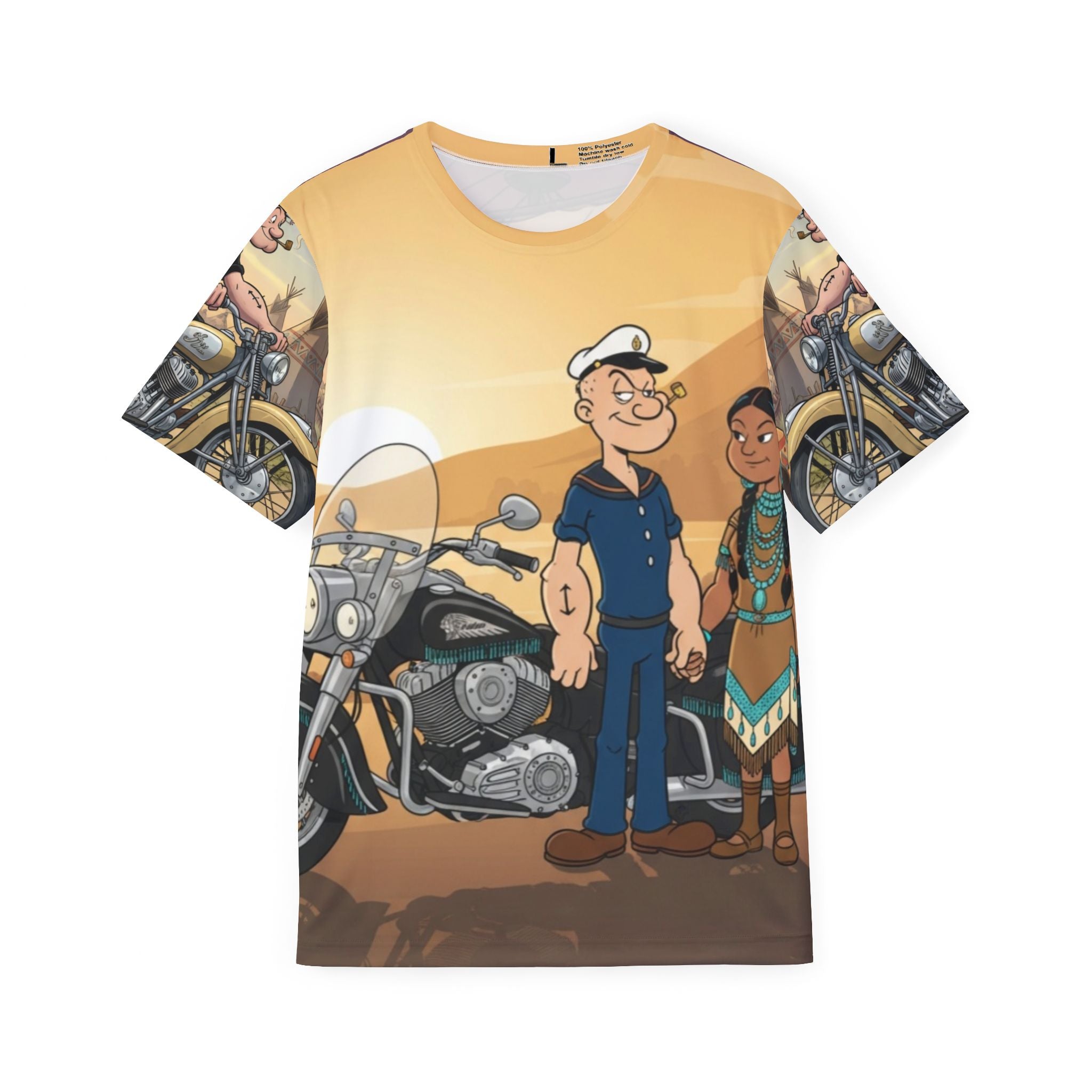 Popeye & Olive Motorcycle Graphic Jersey