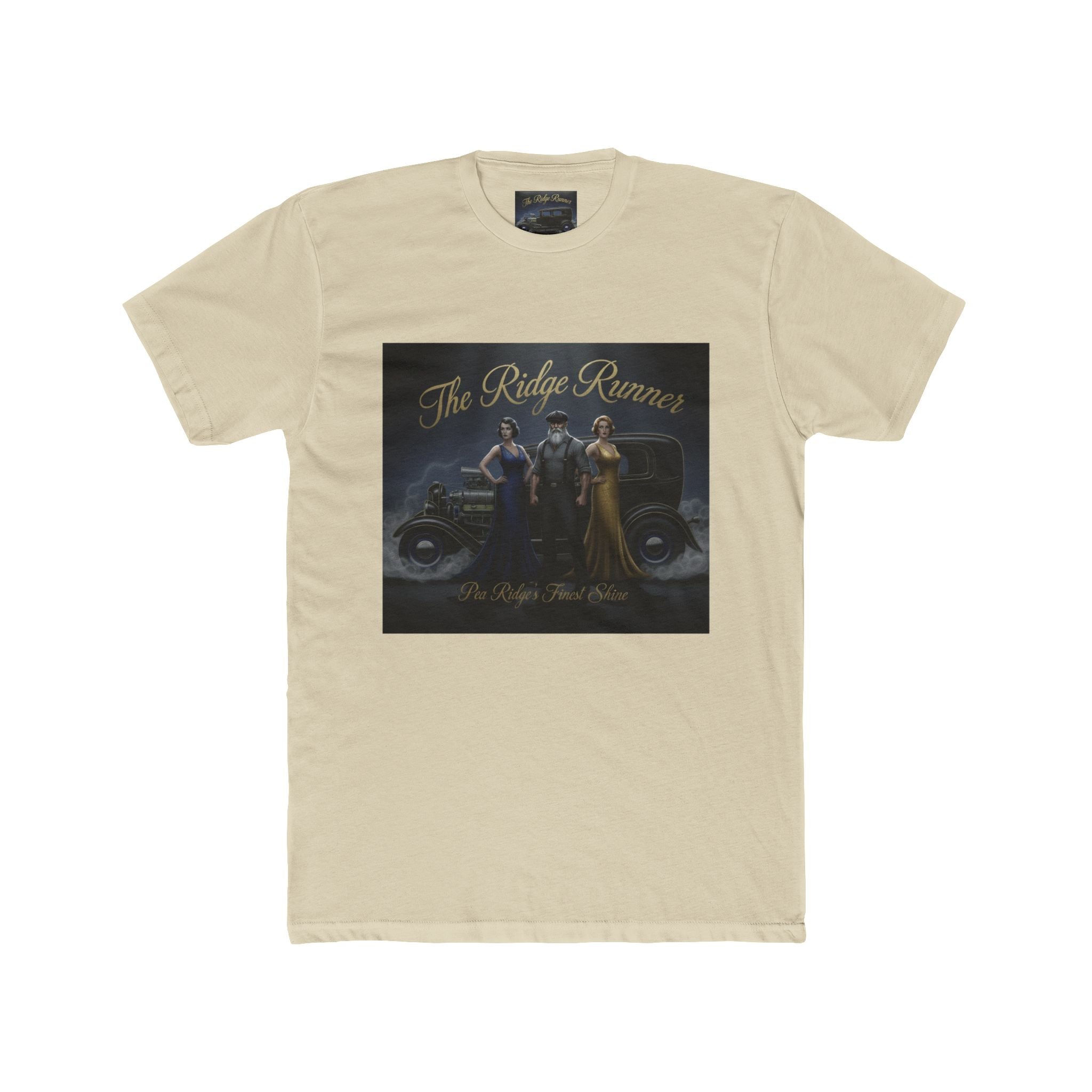 Vintage 'The Ridge Runners' Car Club Tee — Retro 1930s Hot Rod Graphic Shirt